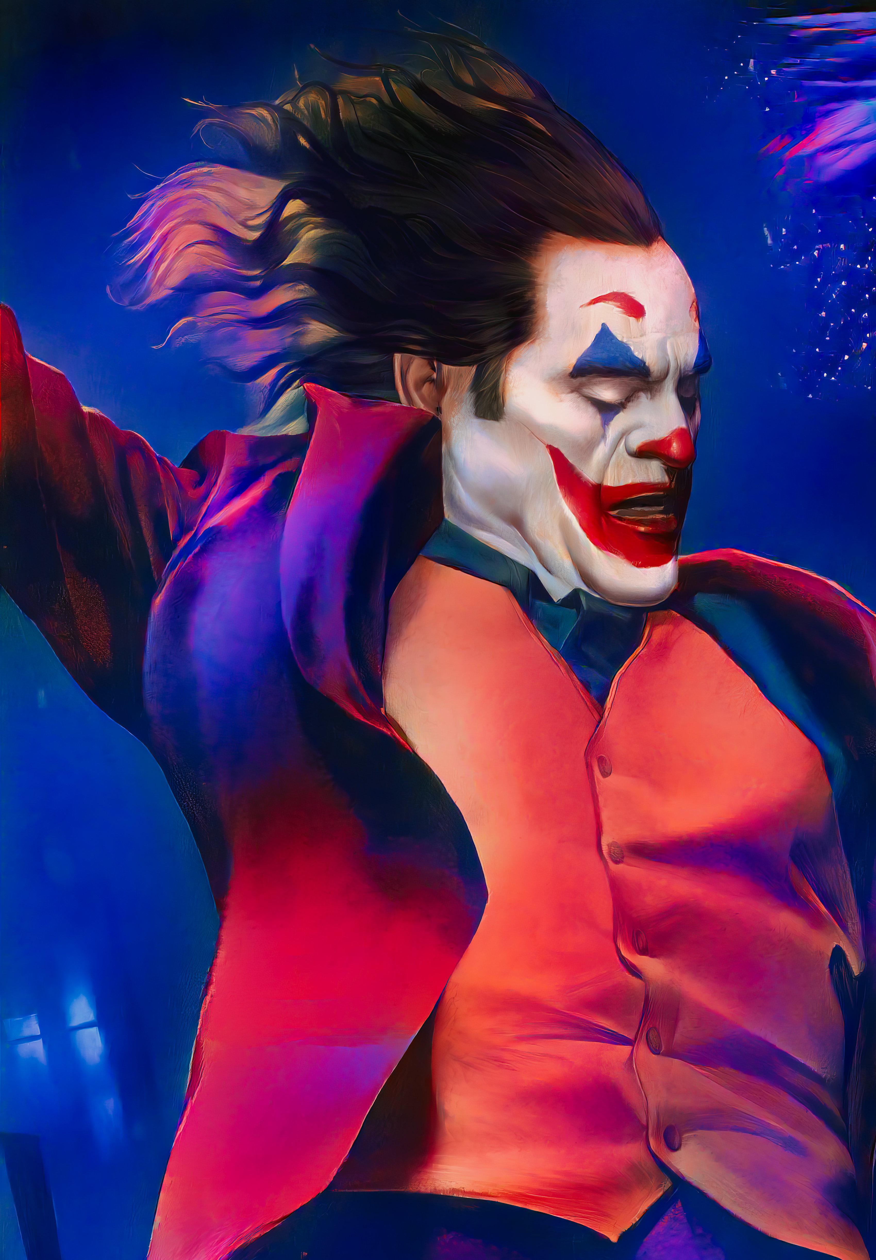 New Joaquin Phoenix Joker Art Wallpapers