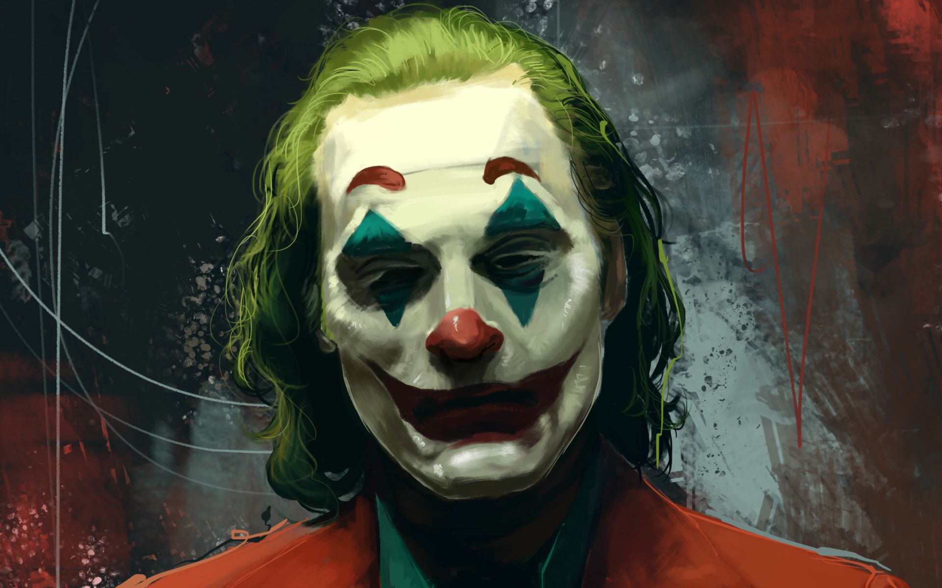 New Joaquin Phoenix Joker Art Wallpapers