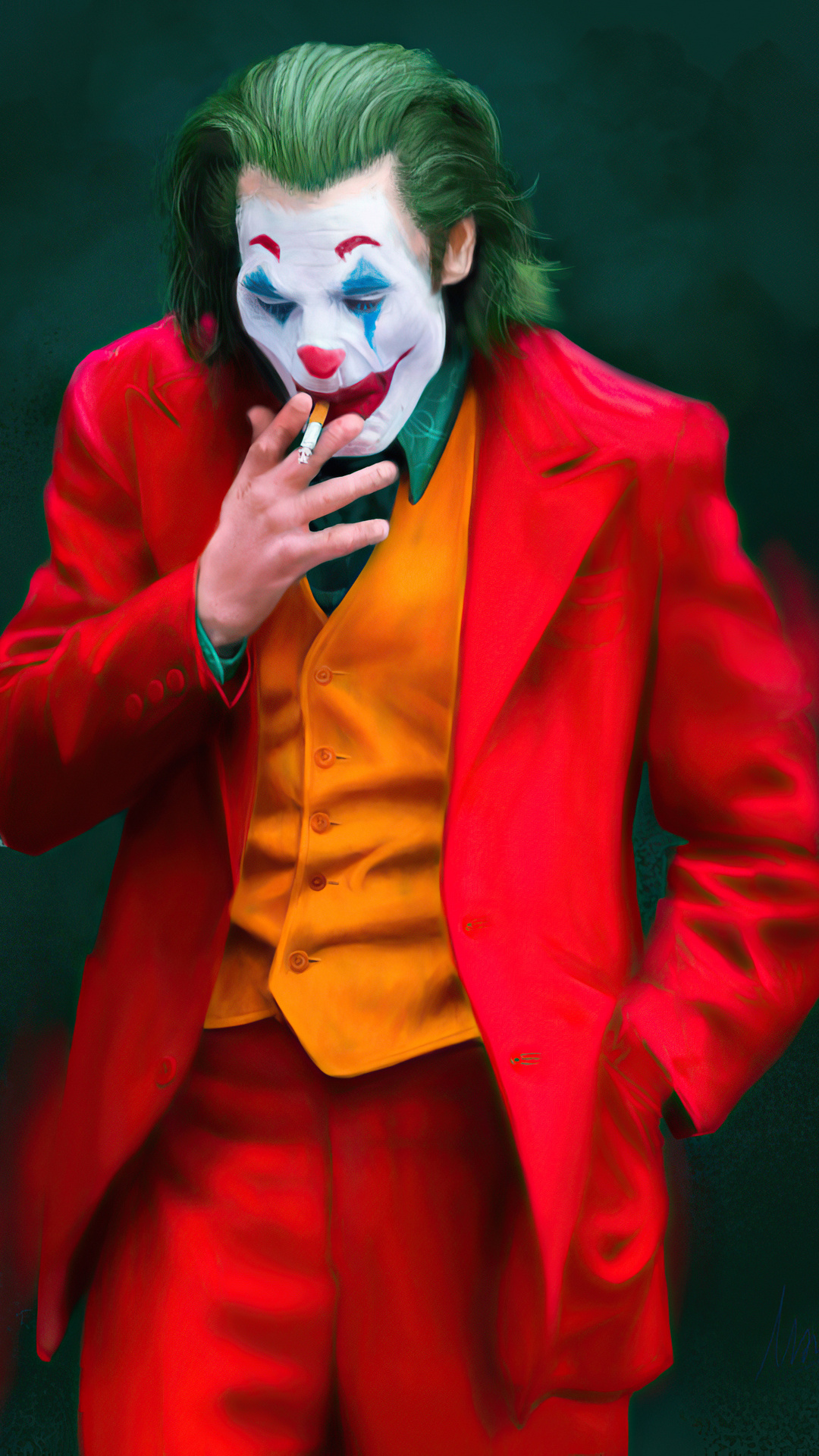 New Joaquin Phoenix Joker Art Wallpapers