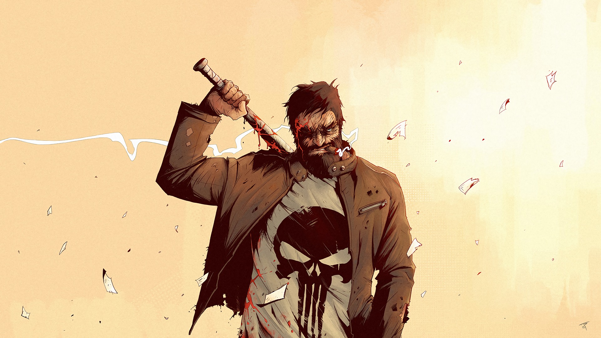 New Punisher Comic Art Wallpapers