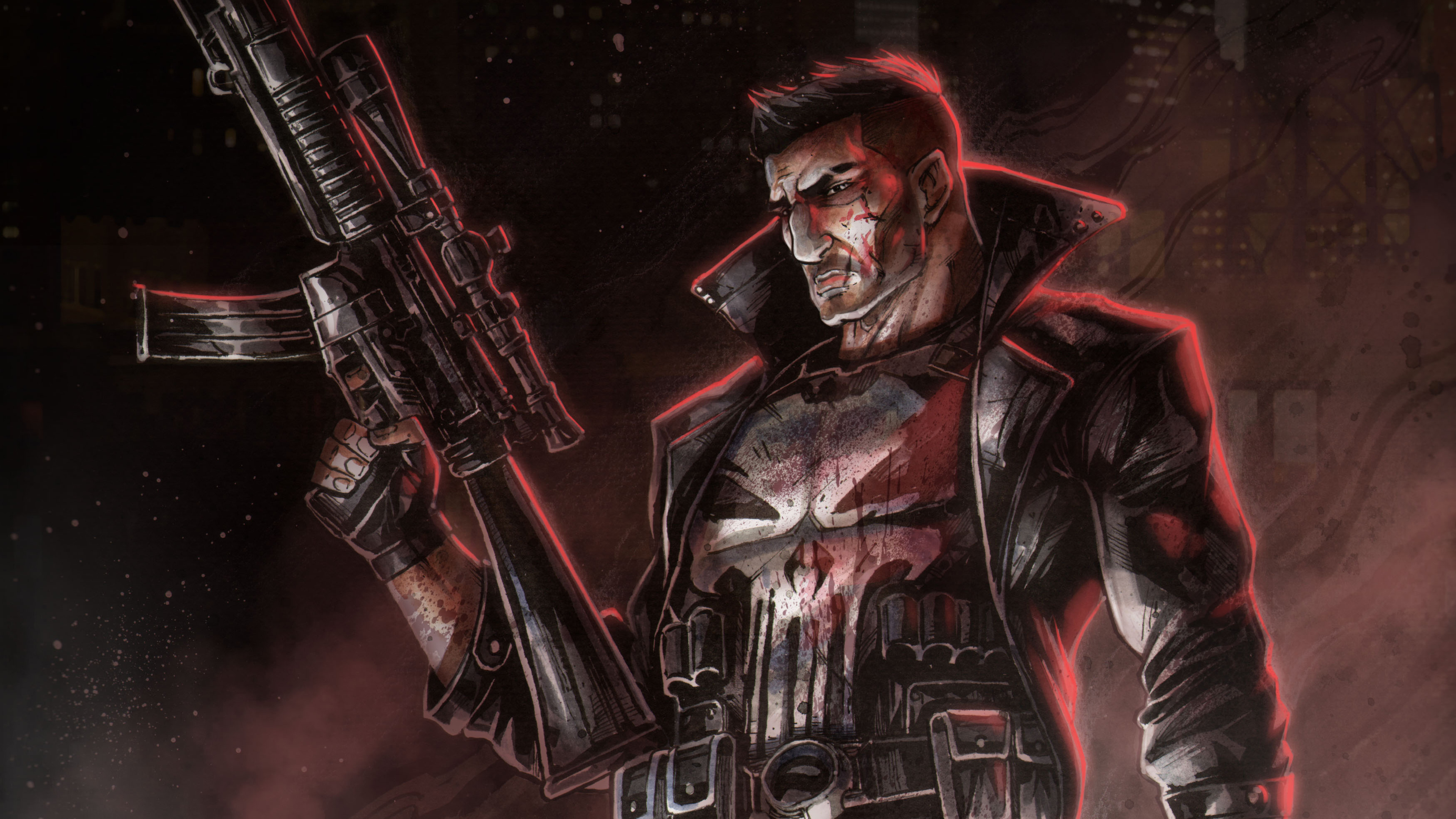 New Punisher Comic Art Wallpapers