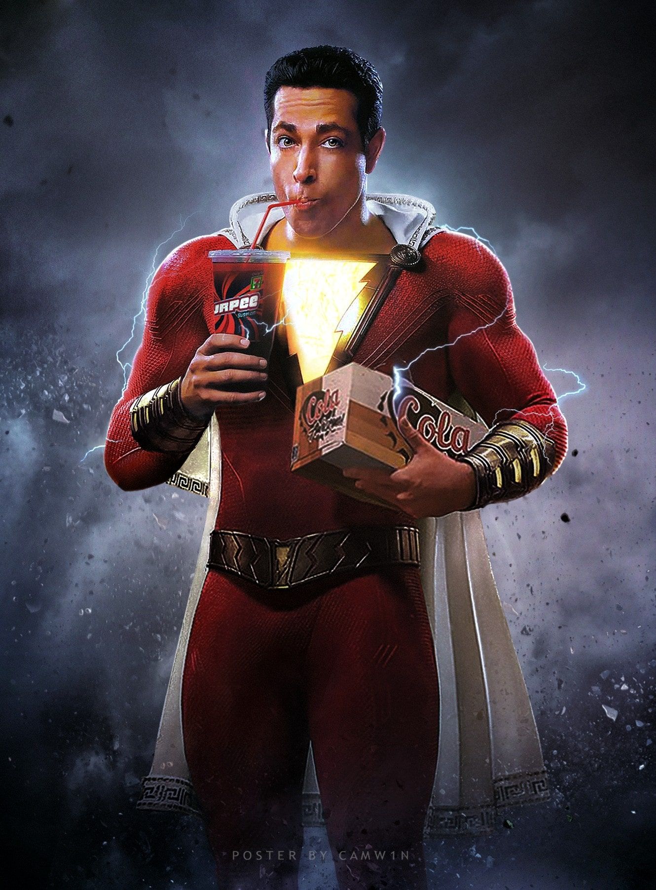 New Shazam Movie Poster Wallpapers