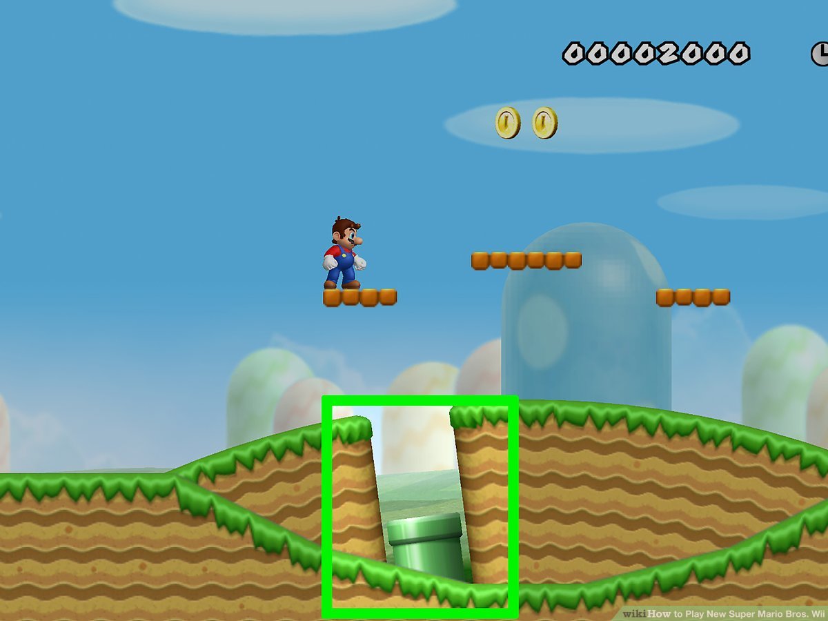 New Super Mario Bros Wii Background