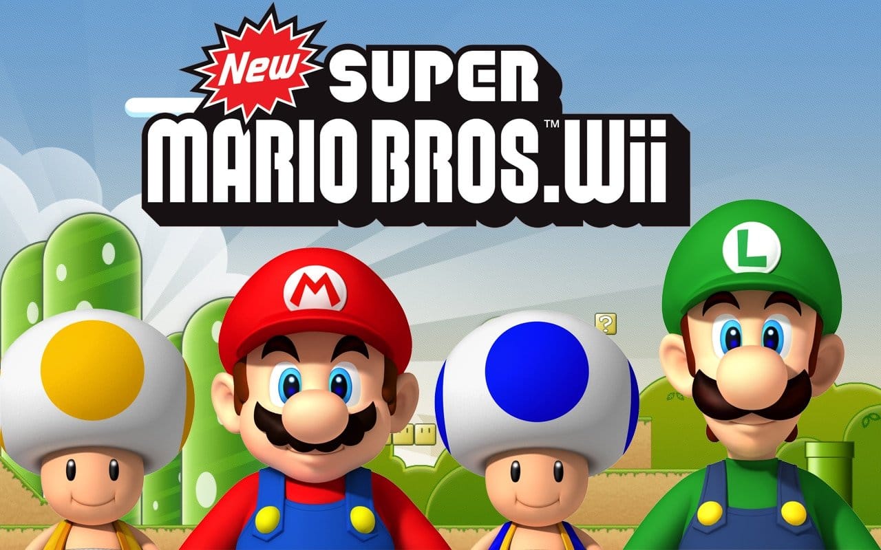 New Super Mario Bros Wii Background