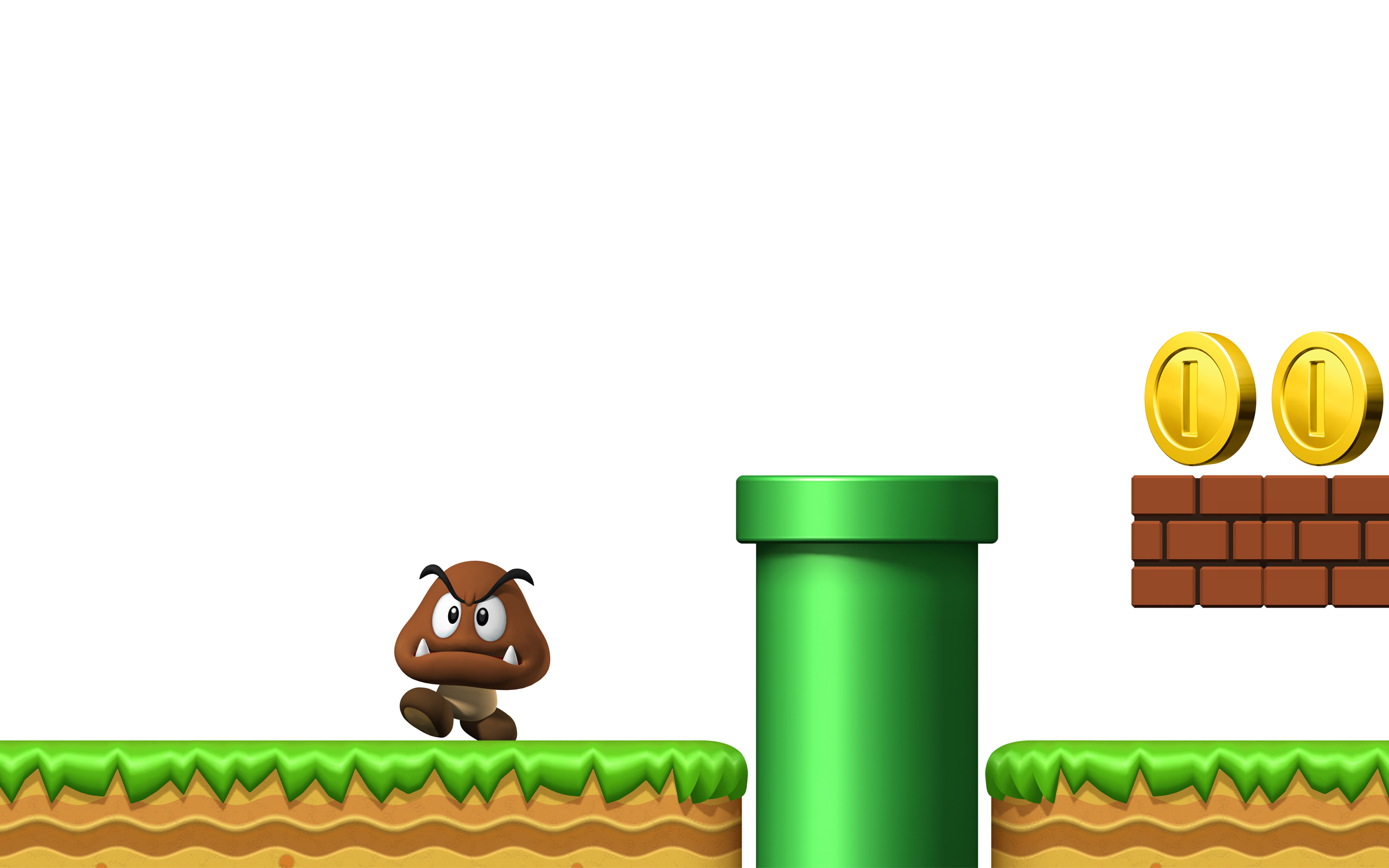 New Super Mario Bros Wii Background