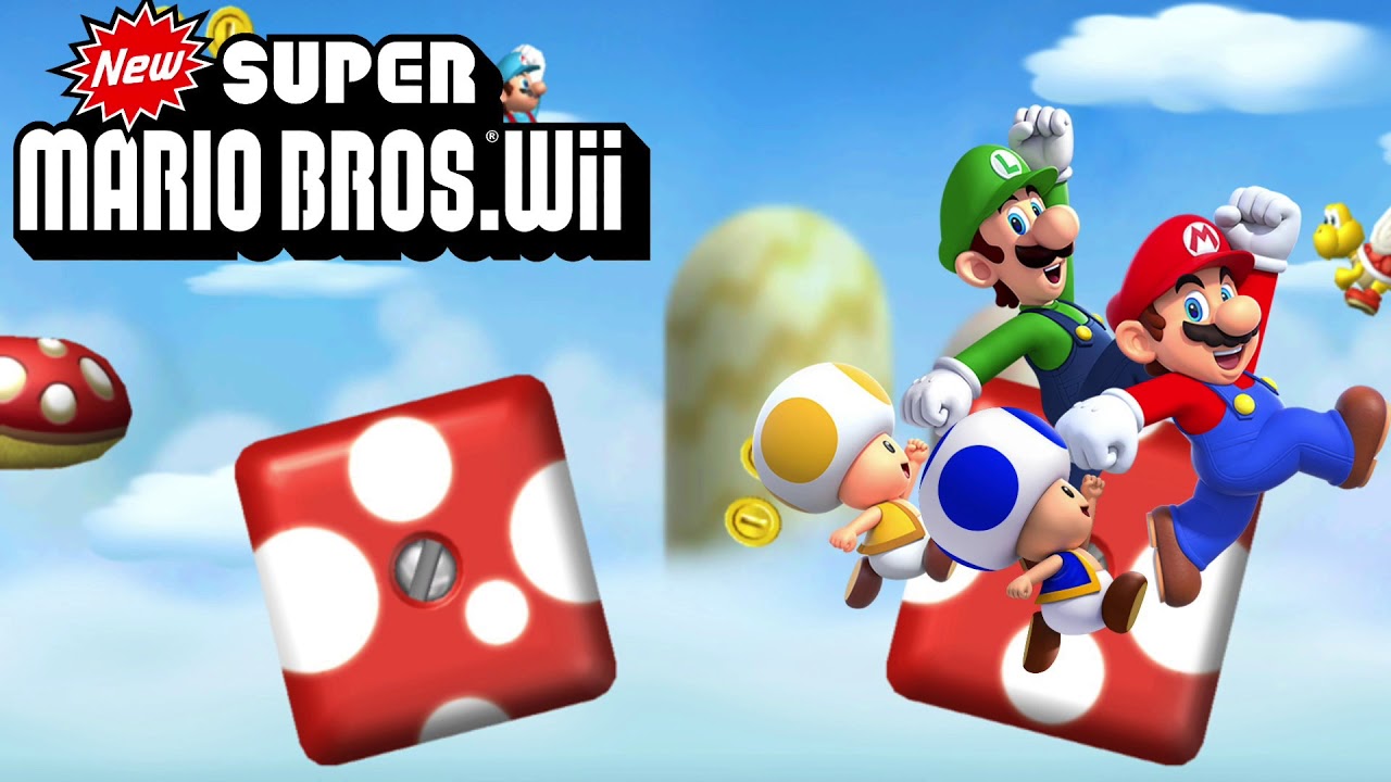 New Super Mario Bros Wii Background