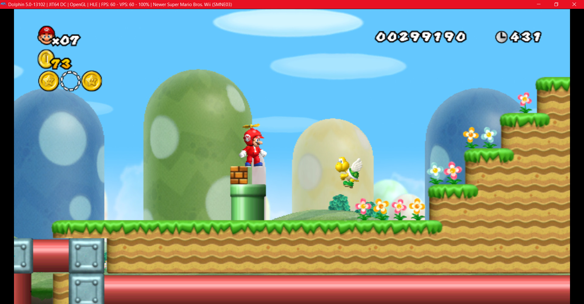 New Super Mario Bros Wii Background