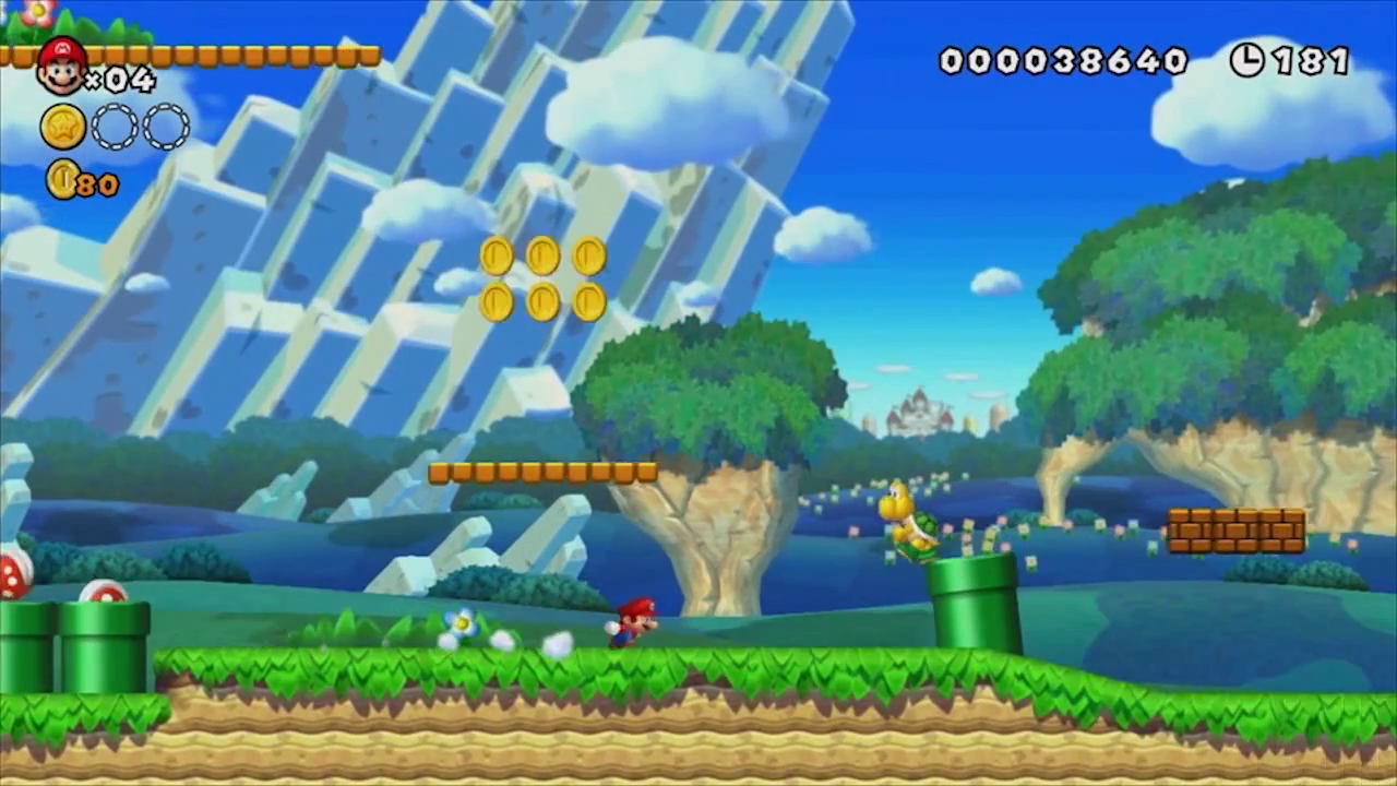 New Super Mario Bros Wii Background