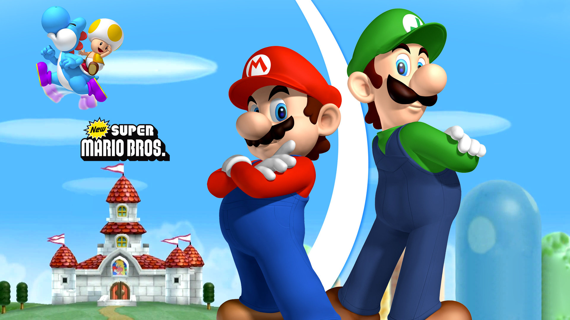 New Super Mario Bros Wii Background