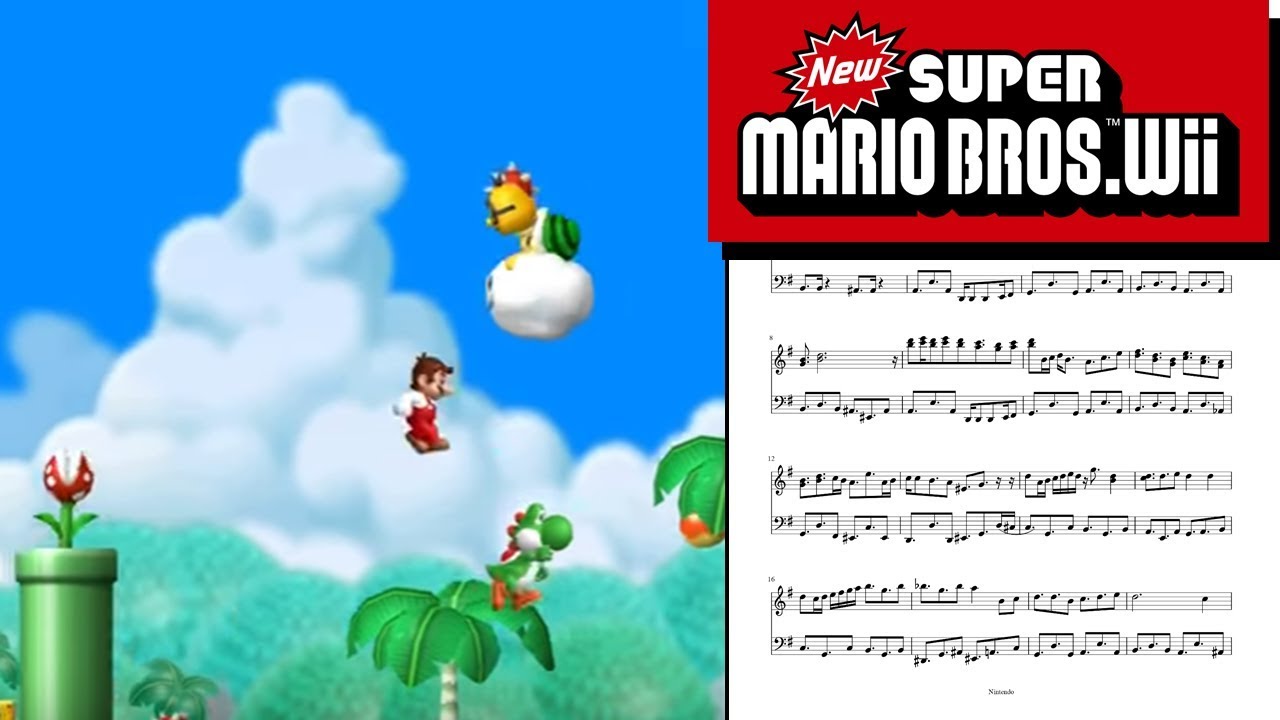 New Super Mario Bros Wii Background