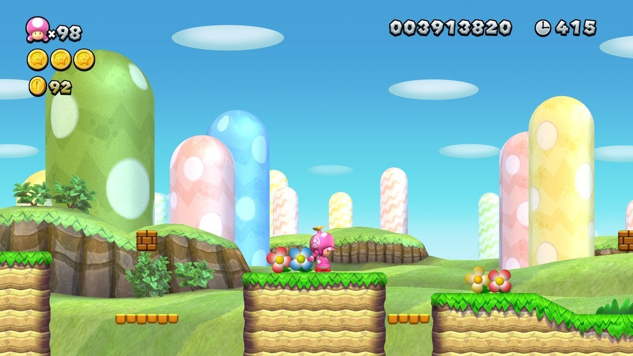 New Super Mario Bros Wii Background