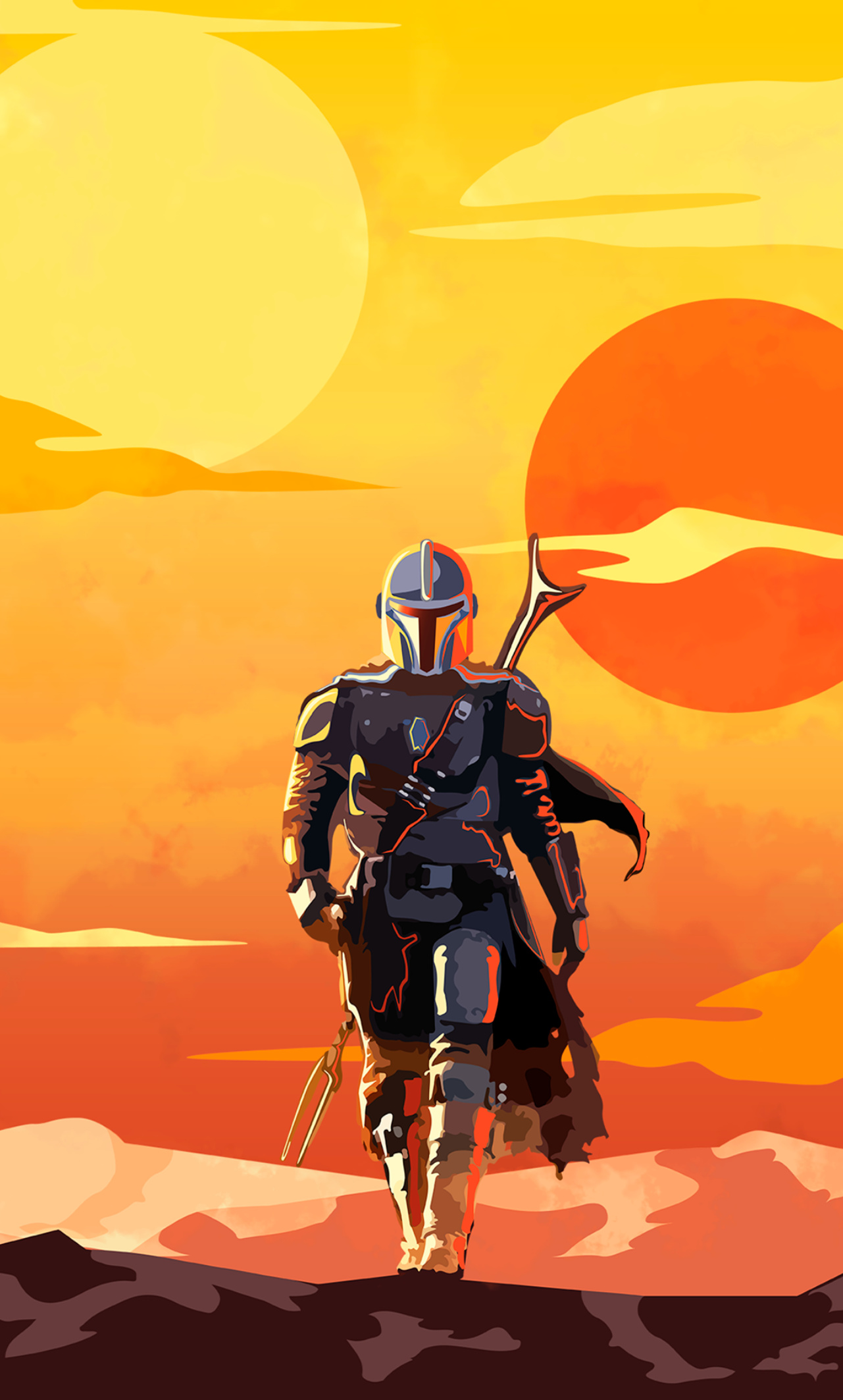 New The Mandalorian Art Wallpapers