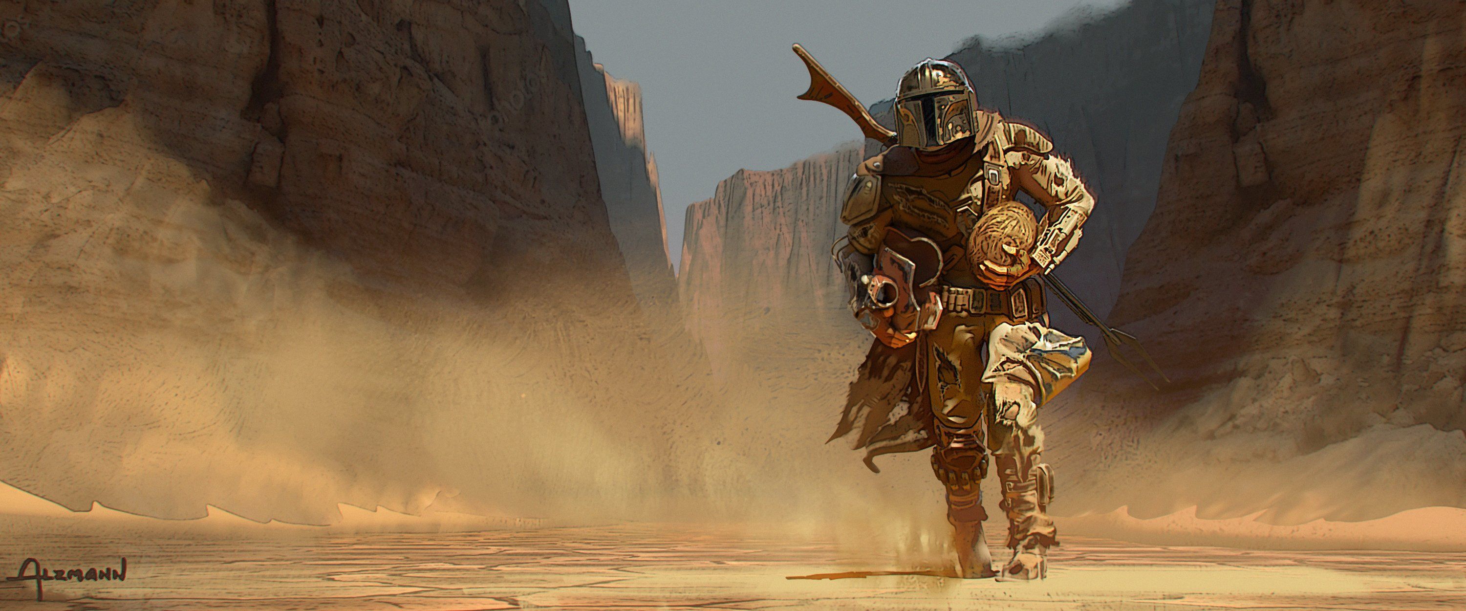 New The Mandalorian Art Wallpapers