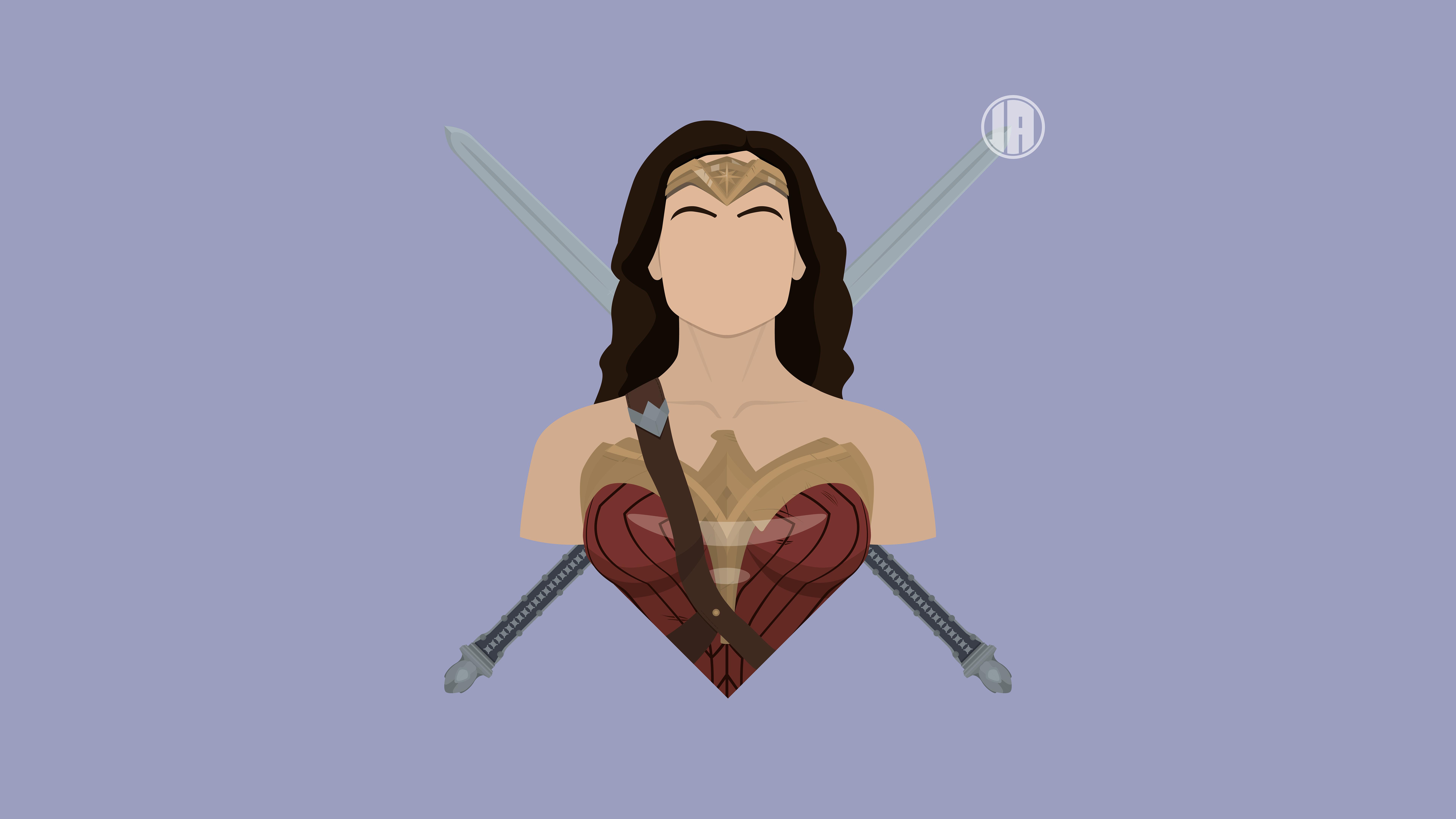 New Wonder Woman Minimalist Wallpapers