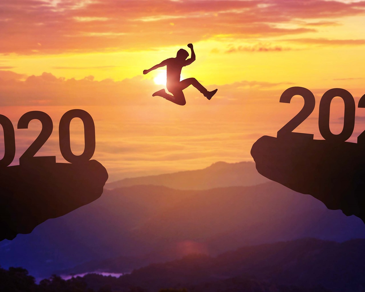 New Year Jump 2018 To 2019 Wallpapers
