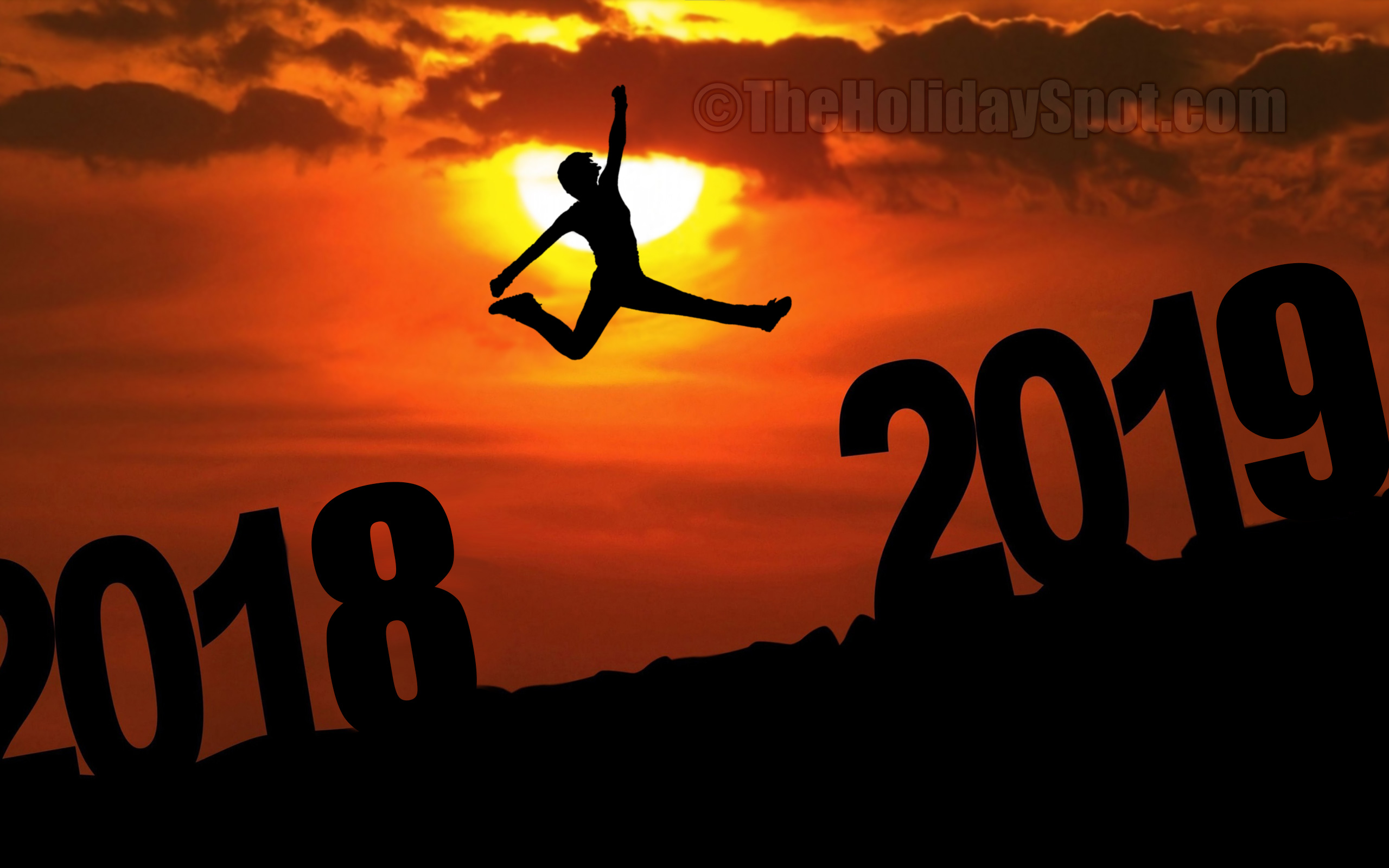 New Year Jump 2018 To 2019 Wallpapers