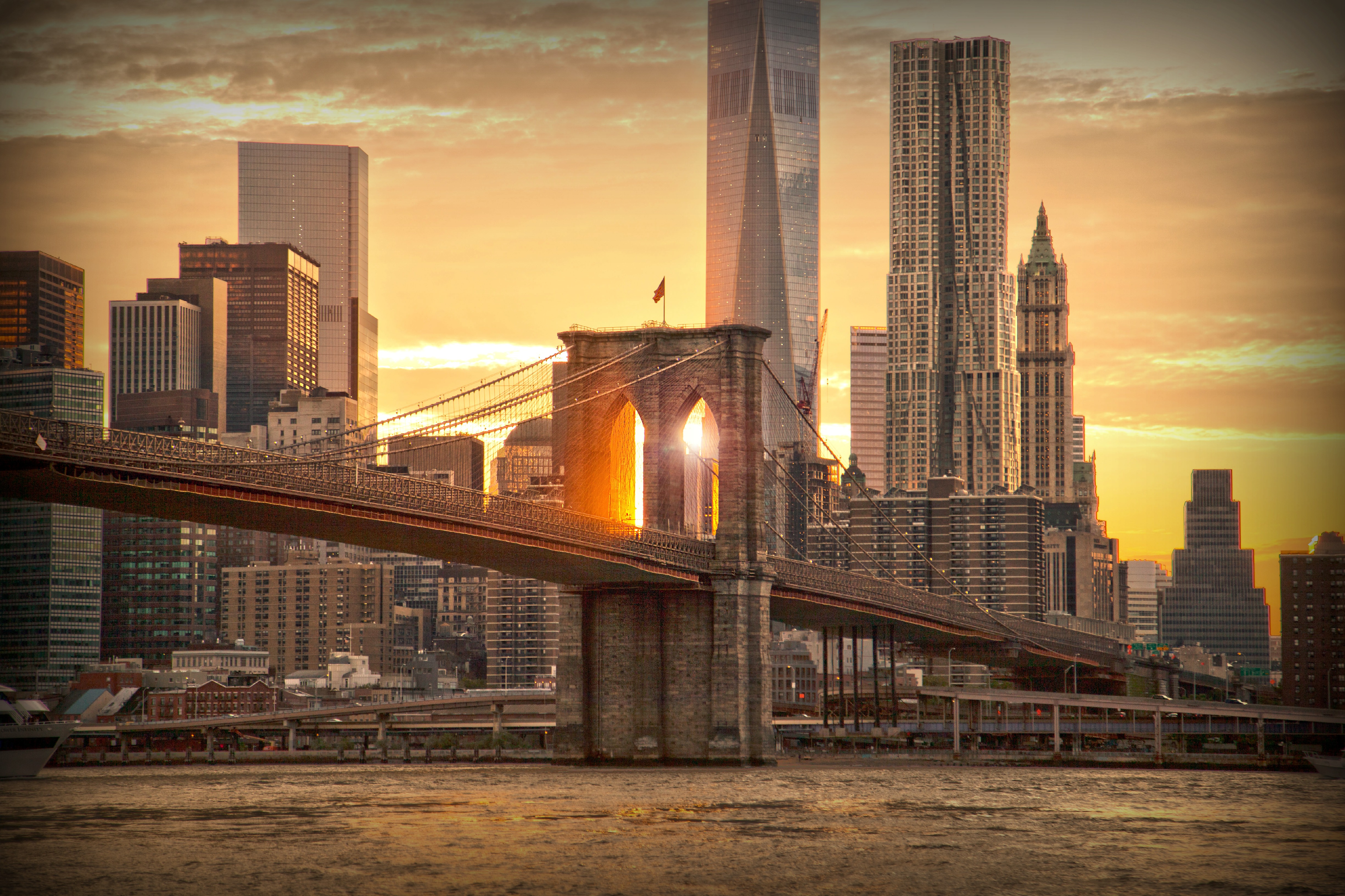 New York City Buildings At Day Sunlight Wallpapers