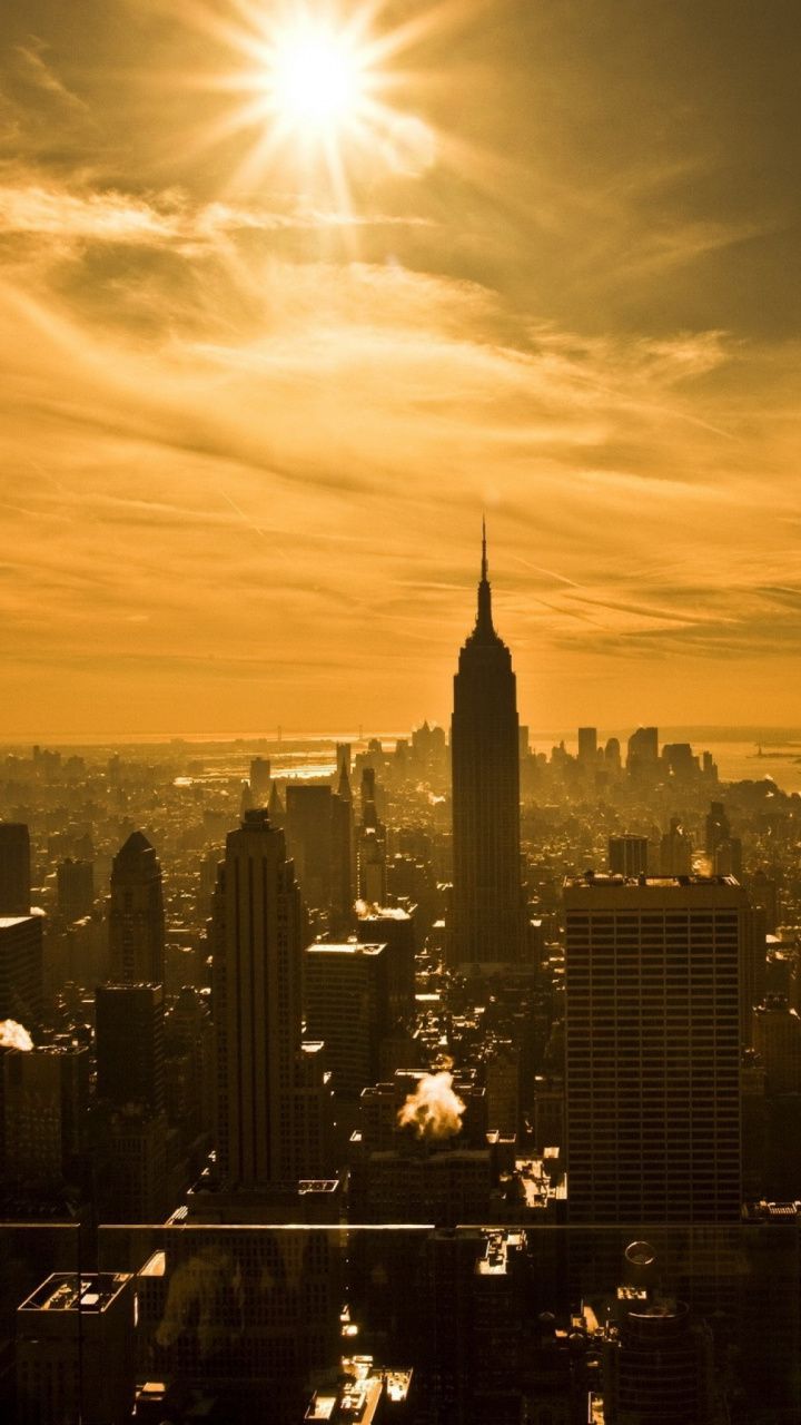 New York City Buildings At Day Sunlight Wallpapers