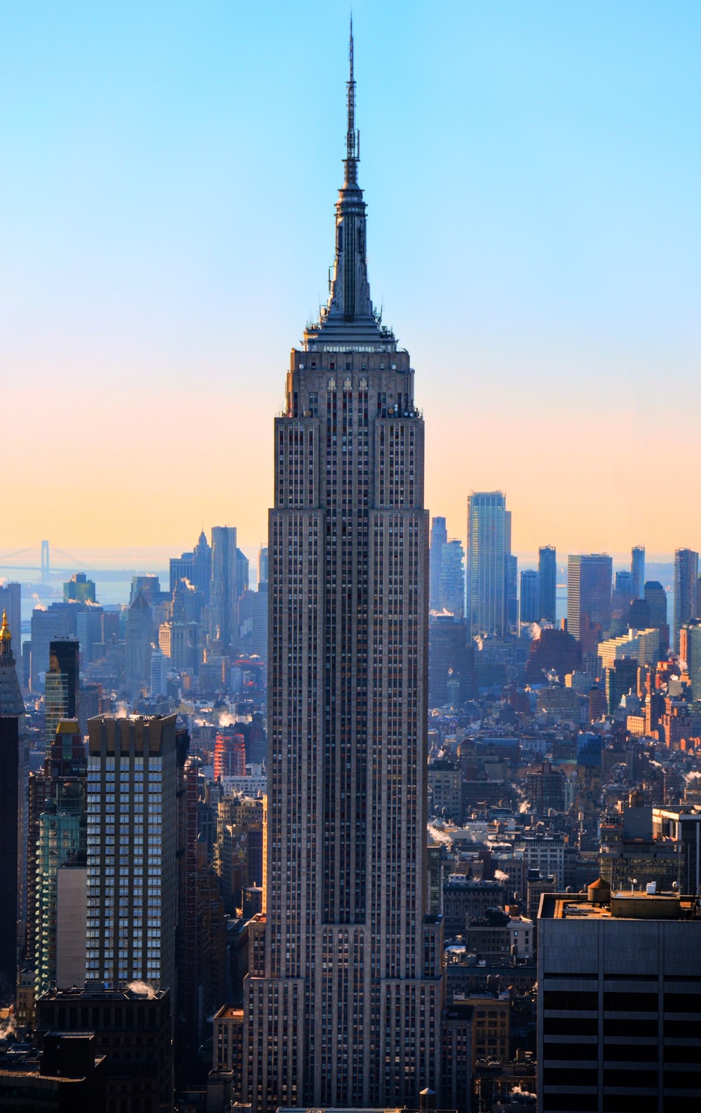 New York City Empire State Building Skyscrapers Wallpapers