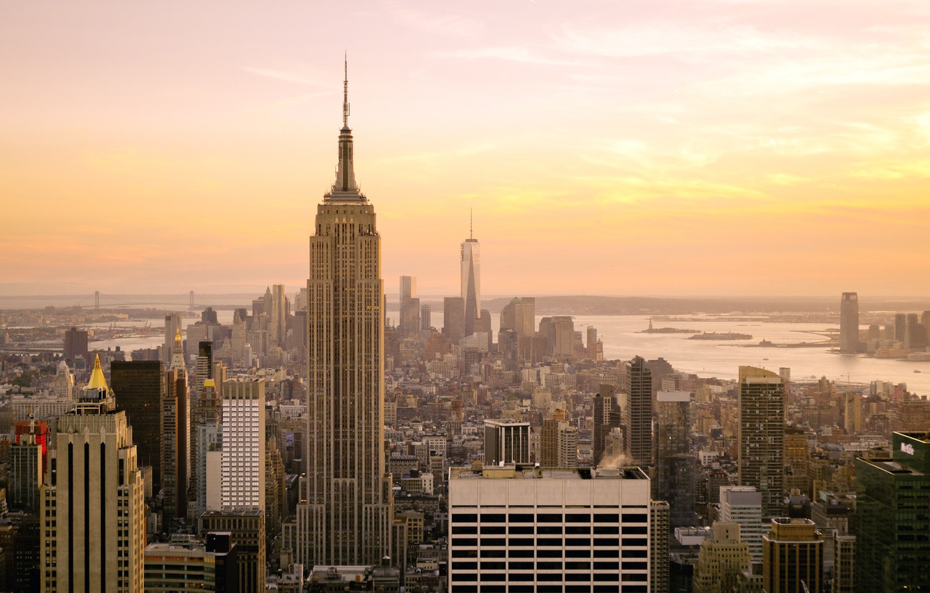 New York City Empire State Building Skyscrapers Wallpapers