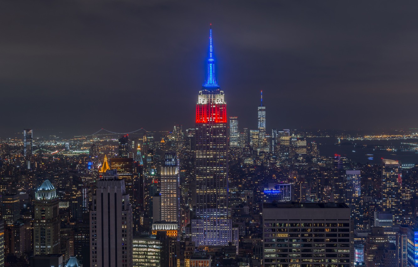 New York City Empire State Building Skyscrapers Wallpapers