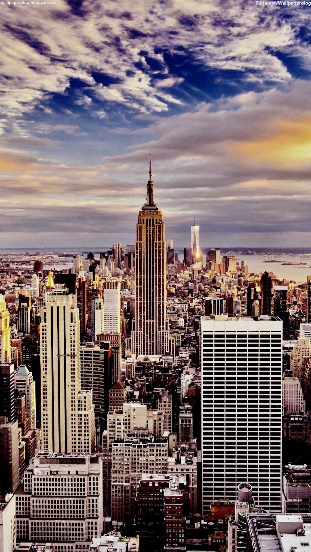 New York City Empire State Building Skyscrapers Wallpapers