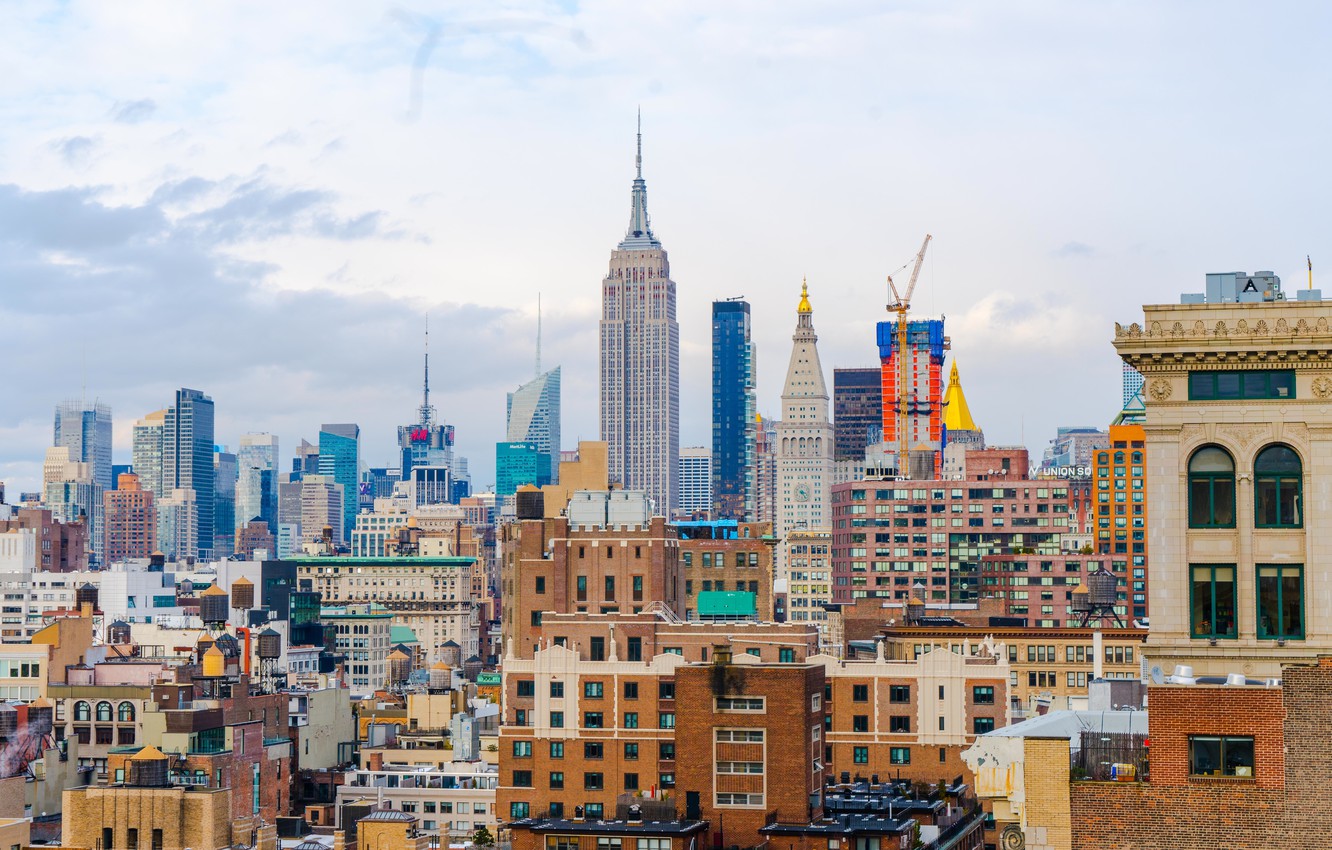 New York City Empire State Building Skyscrapers Wallpapers