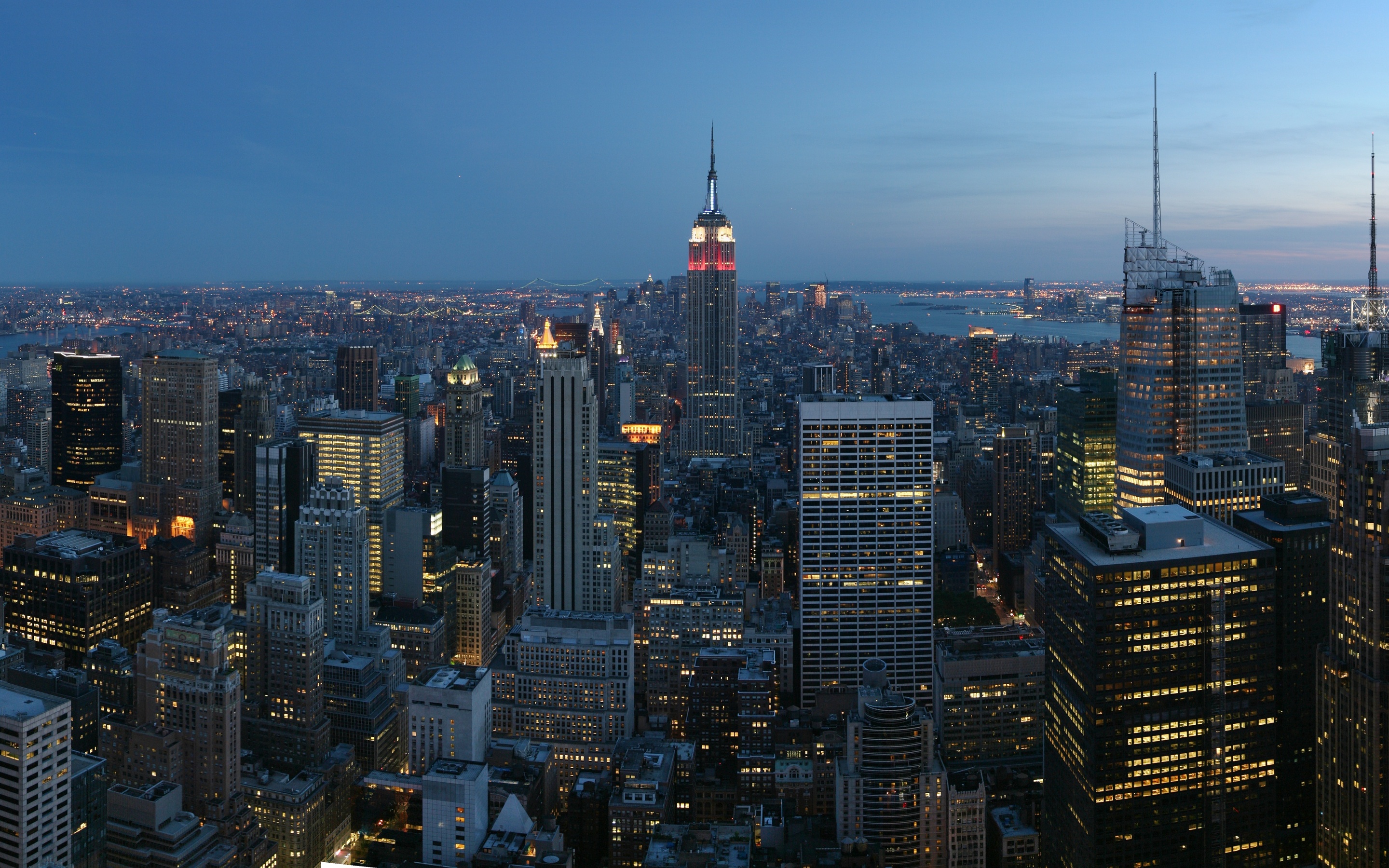 New York City Empire State Building Skyscrapers Wallpapers