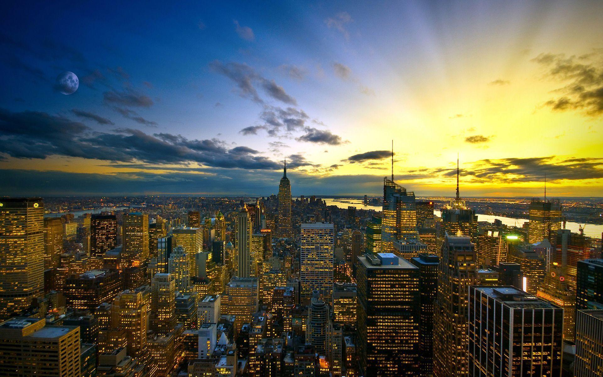 New York City Skyline Widescreen Wallpapers