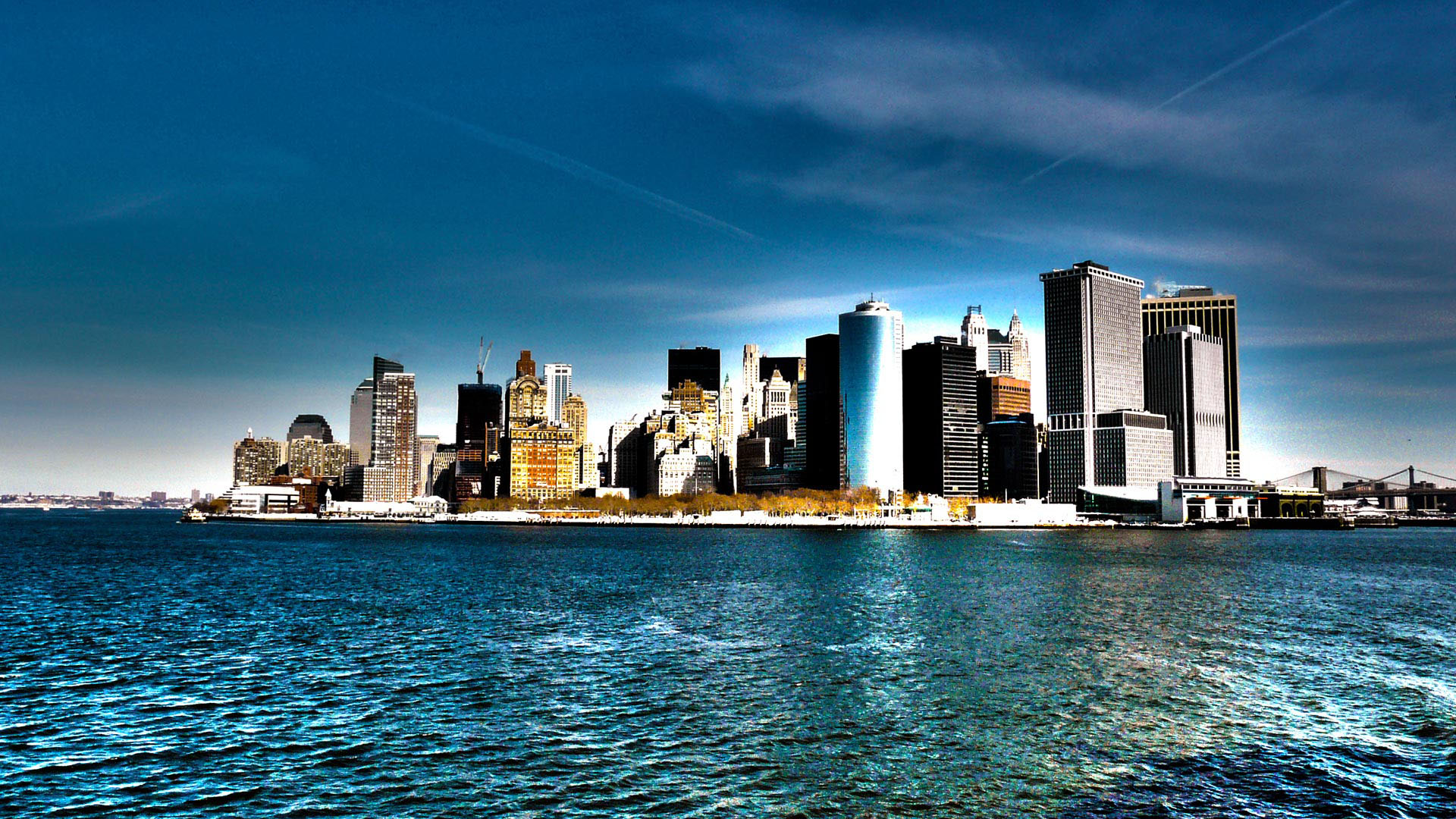 New York City Skyline Widescreen Wallpapers