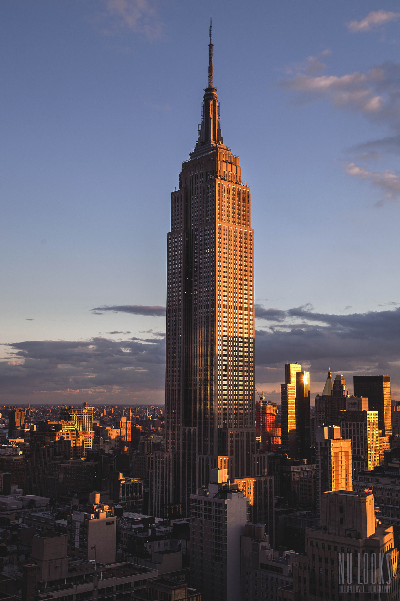 New York City Skyscraper Buildings At Sunset Wallpapers