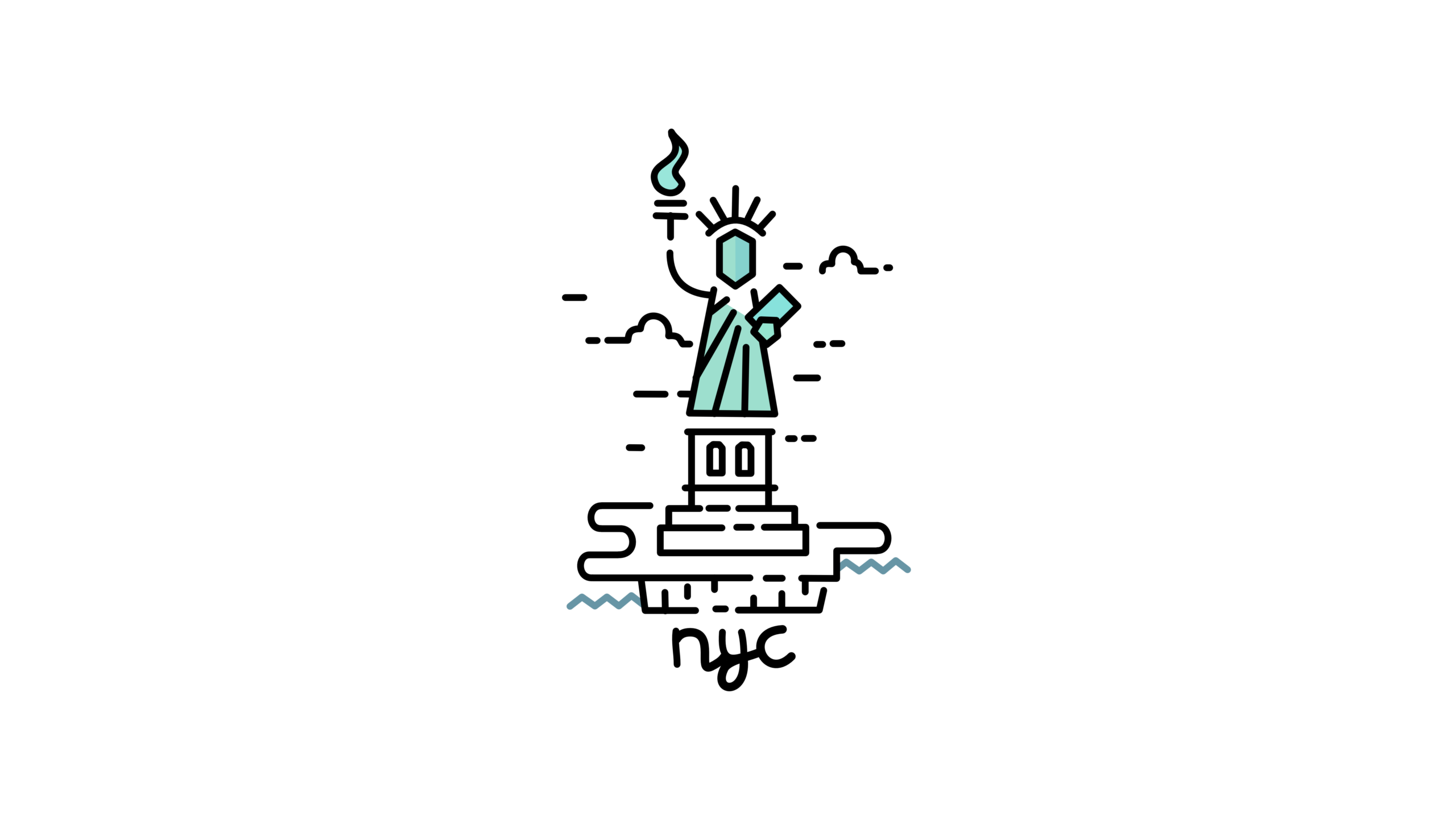 New York Minimalist Wallpapers