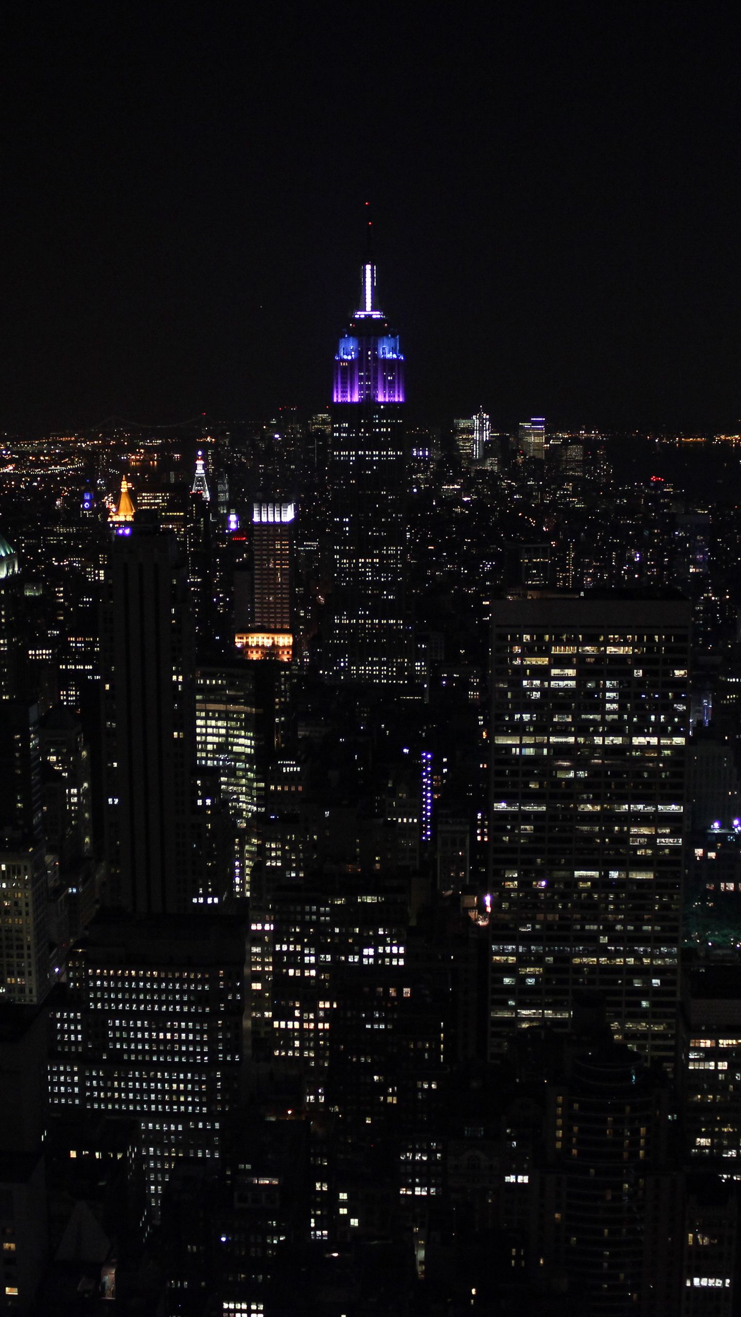 New York Skycrapper And Buildings Lights Wallpapers