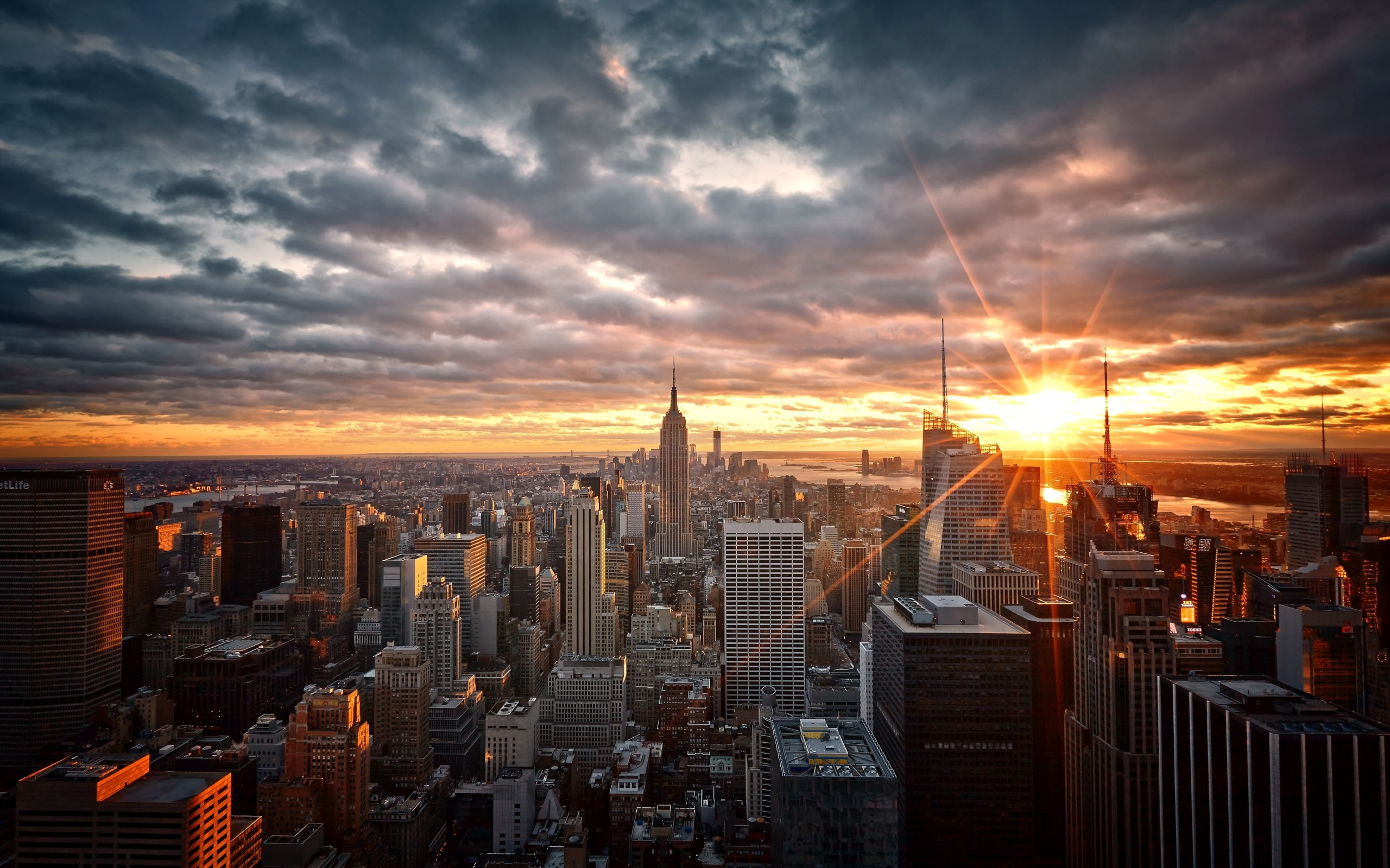 New York Sunset Wallpapers