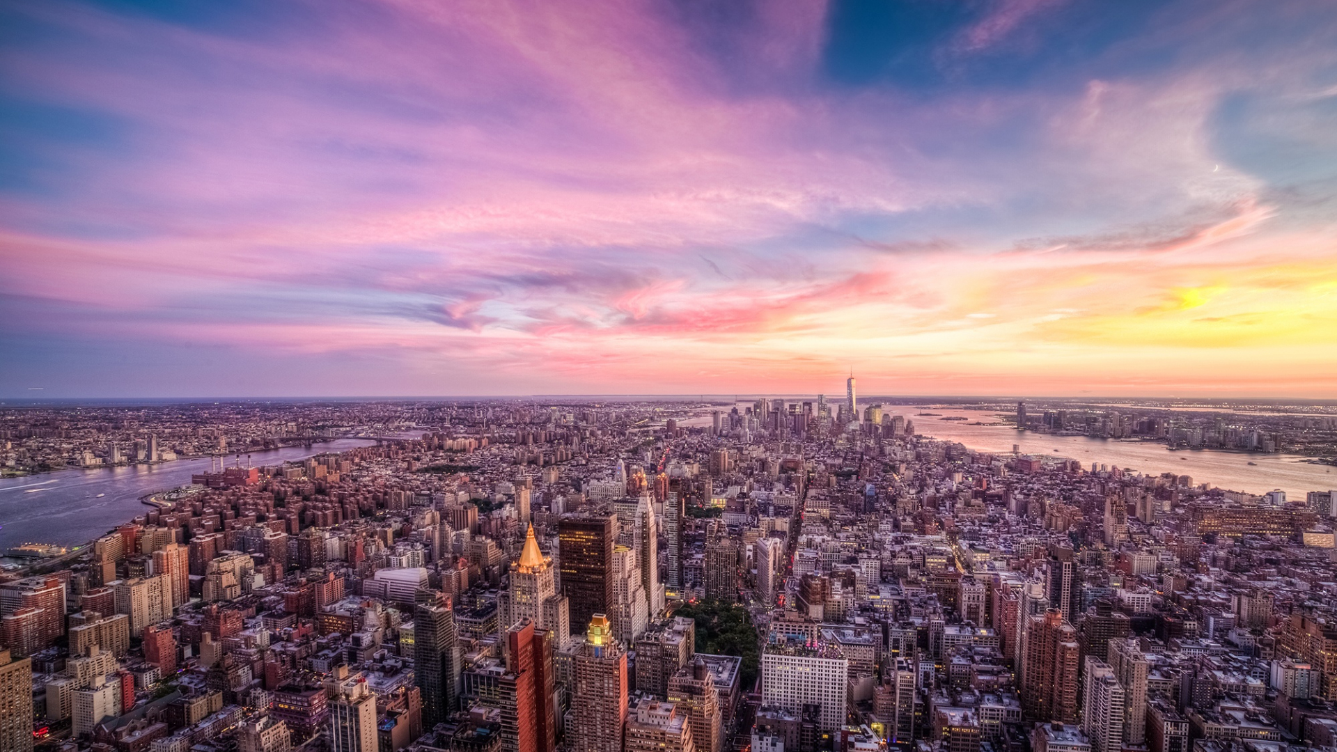 New York Sunset Wallpapers