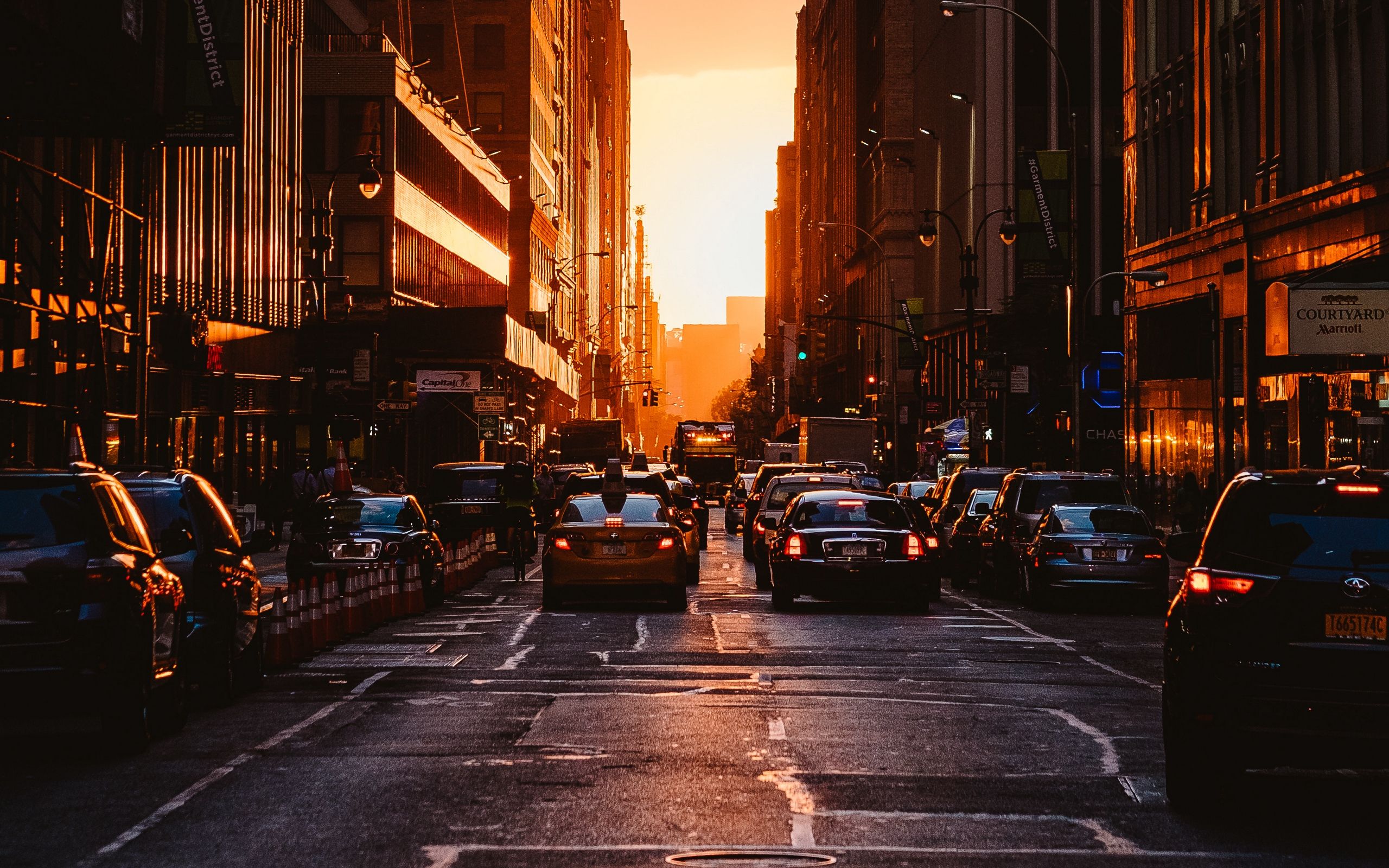 New York Sunset Wallpapers