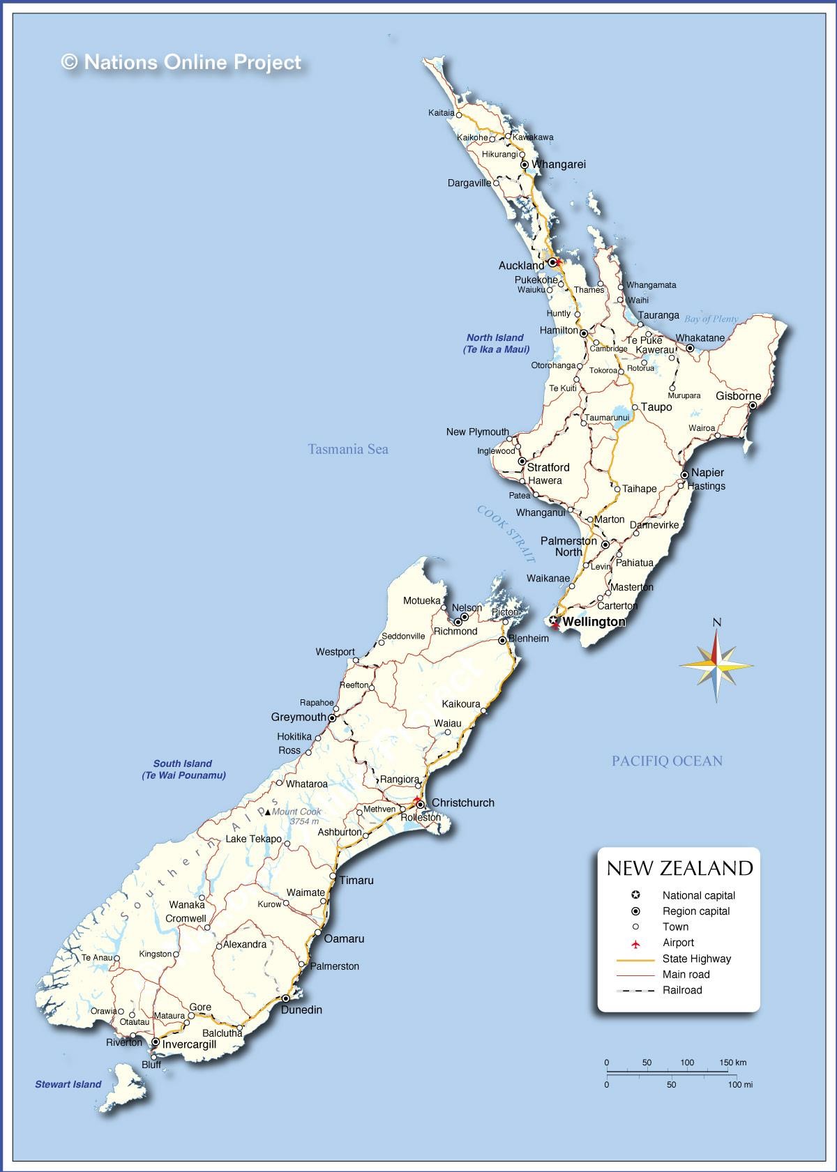 New Zealand Map Images Wallpapers