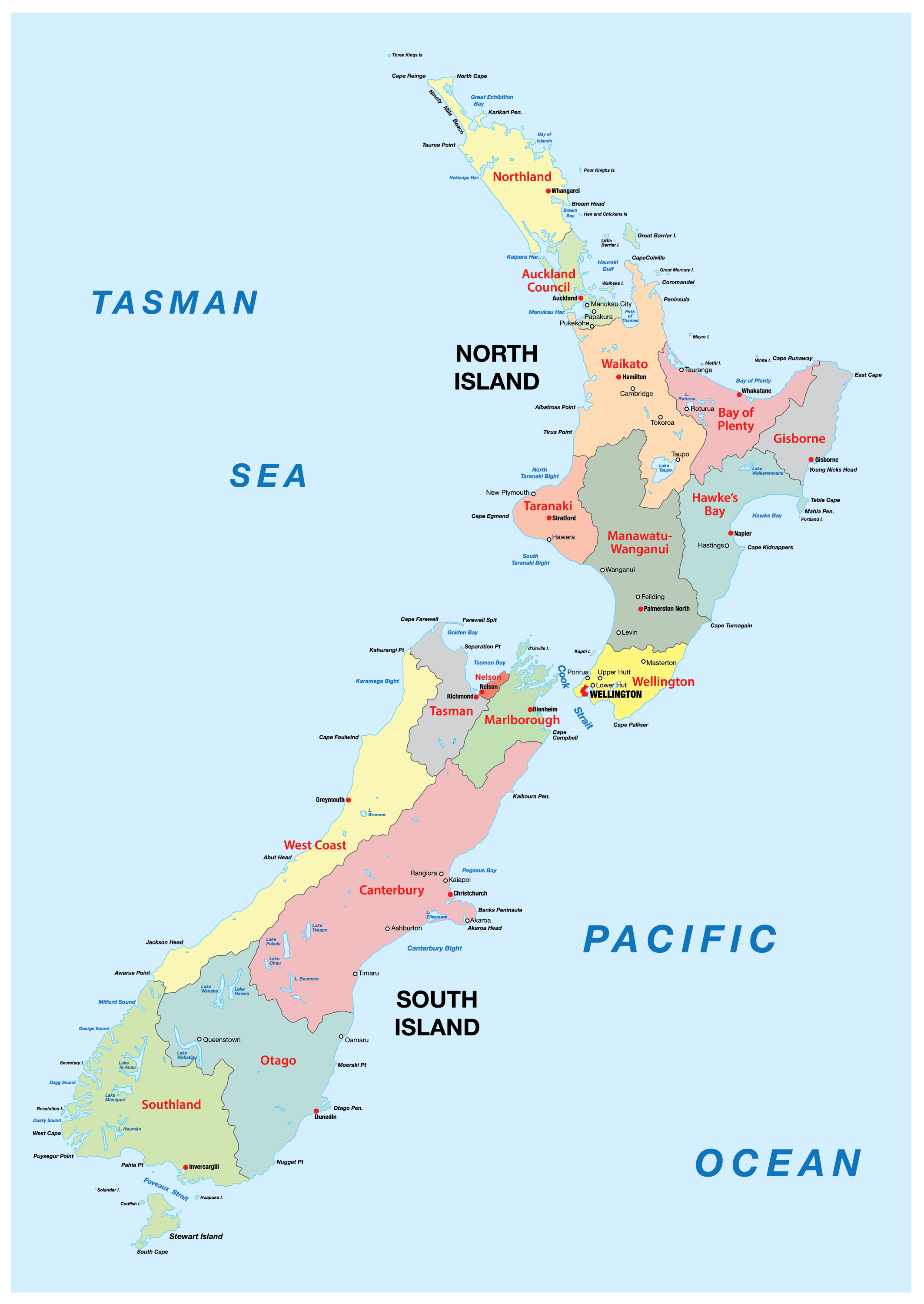 New Zealand Map Images Wallpapers