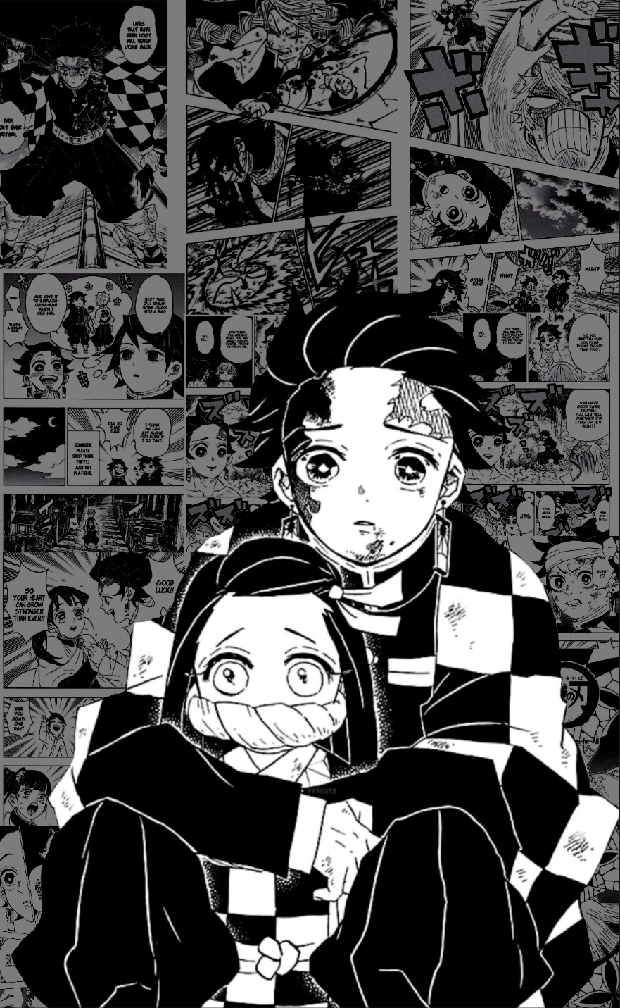 Nezuko And Tanjirou Manga Wallpapers