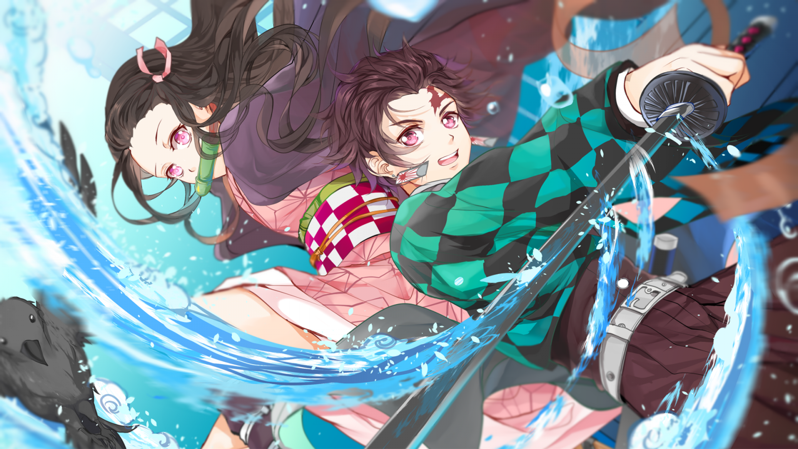 Nezuko And Tanjirou Manga Wallpapers