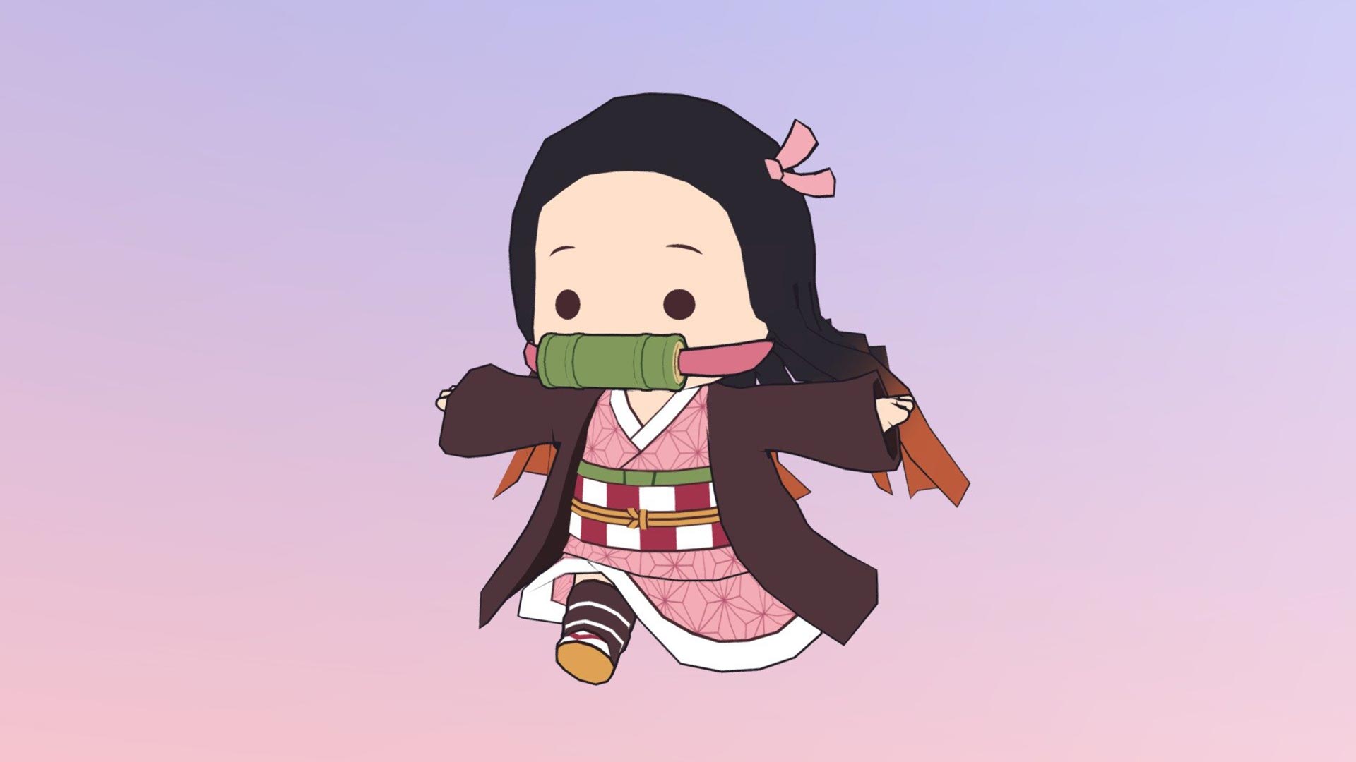 Nezuko Chibi Wallpapers