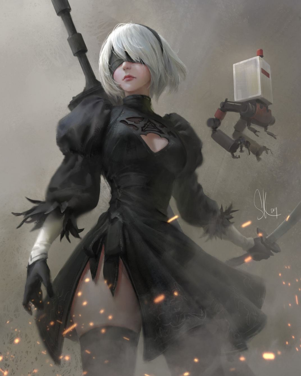 Nier Automata Fantasy Game Art
 Wallpapers