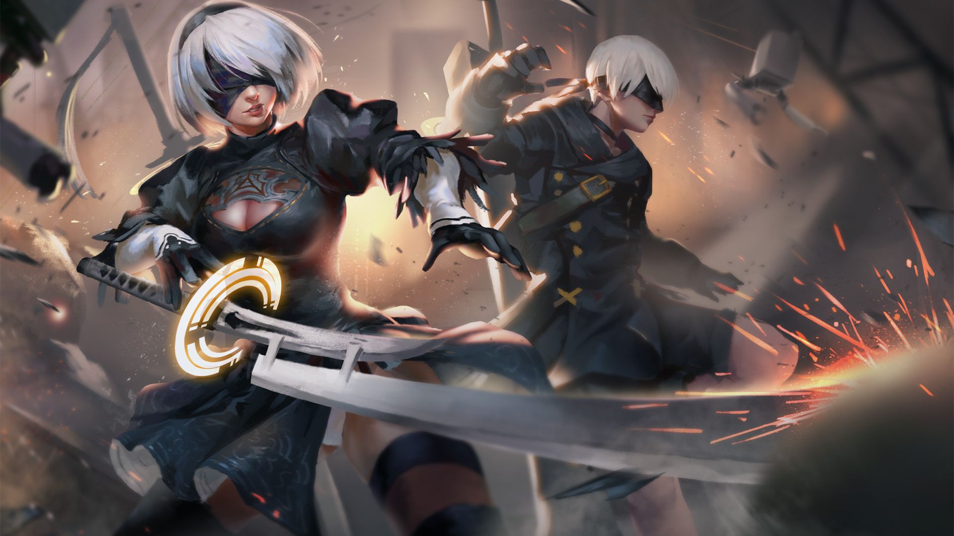 Nier Automata Fantasy Game Art
 Wallpapers