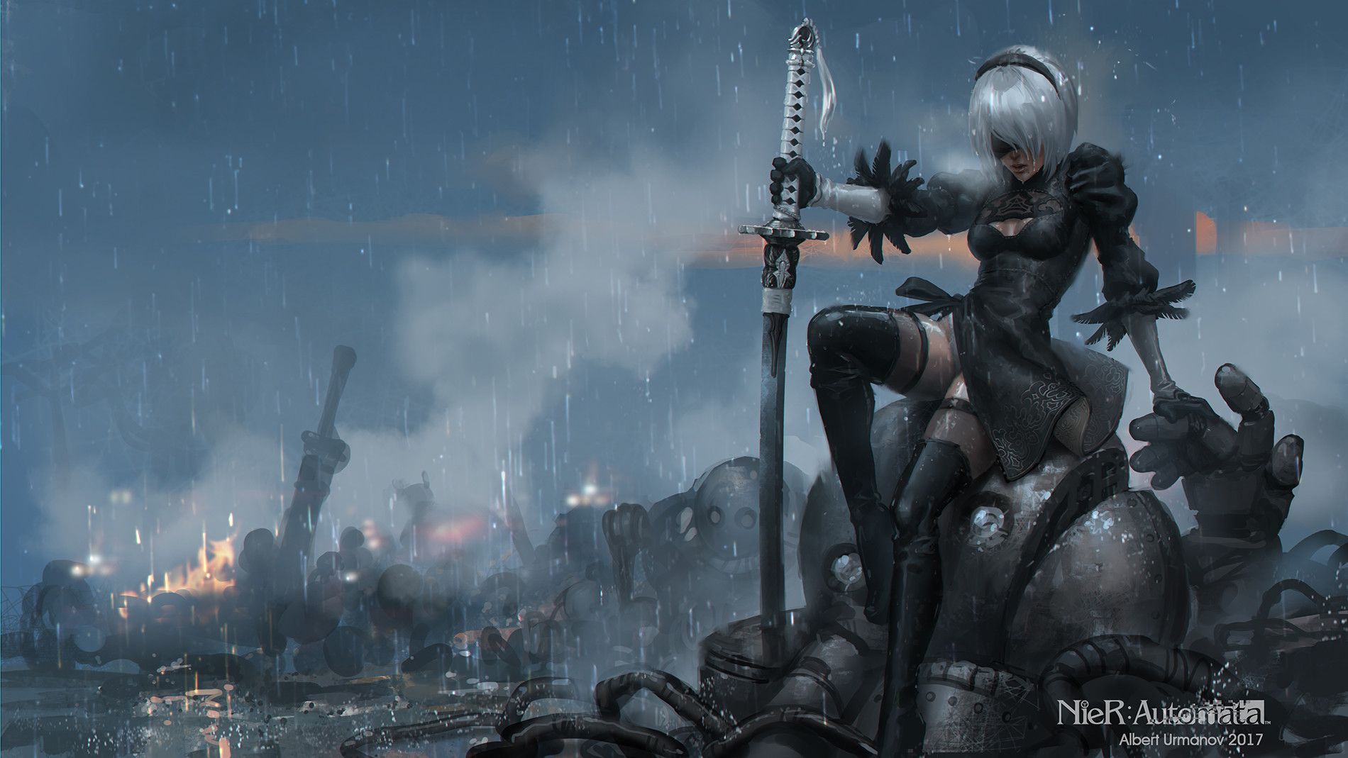 Nier Automata Fantasy Game Art
 Wallpapers