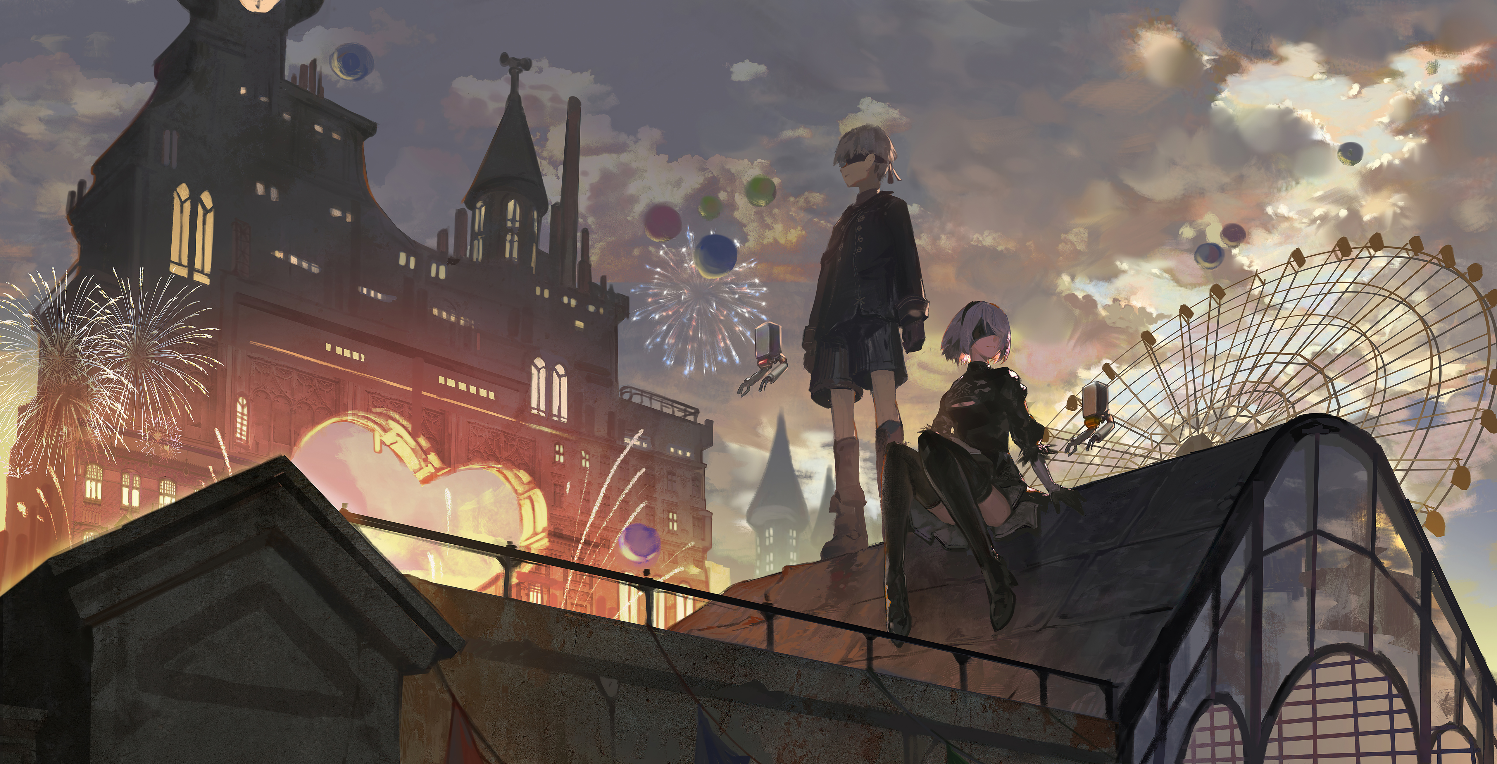 Nier Automata Fantasy Game Art
 Wallpapers