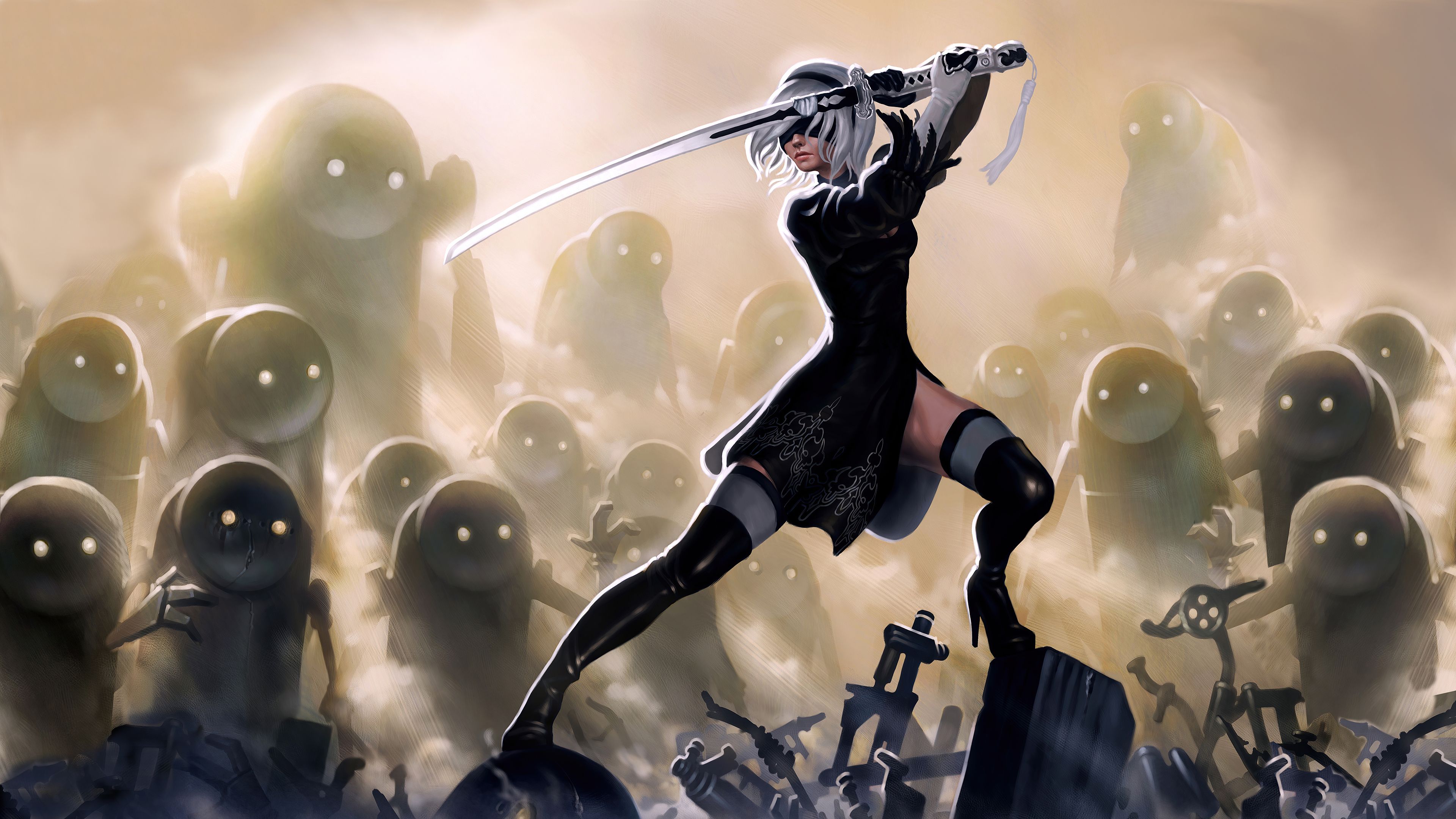 Nier Automata Fantasy Game Art
 Wallpapers