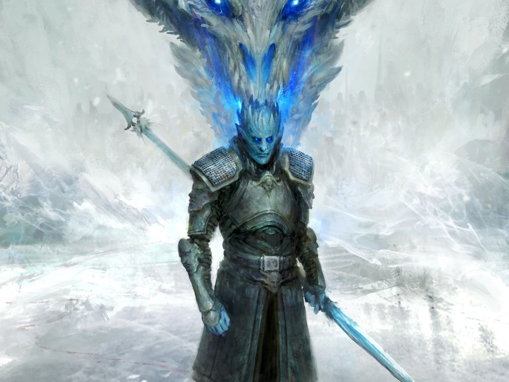 Night King Dragon Art Wallpapers