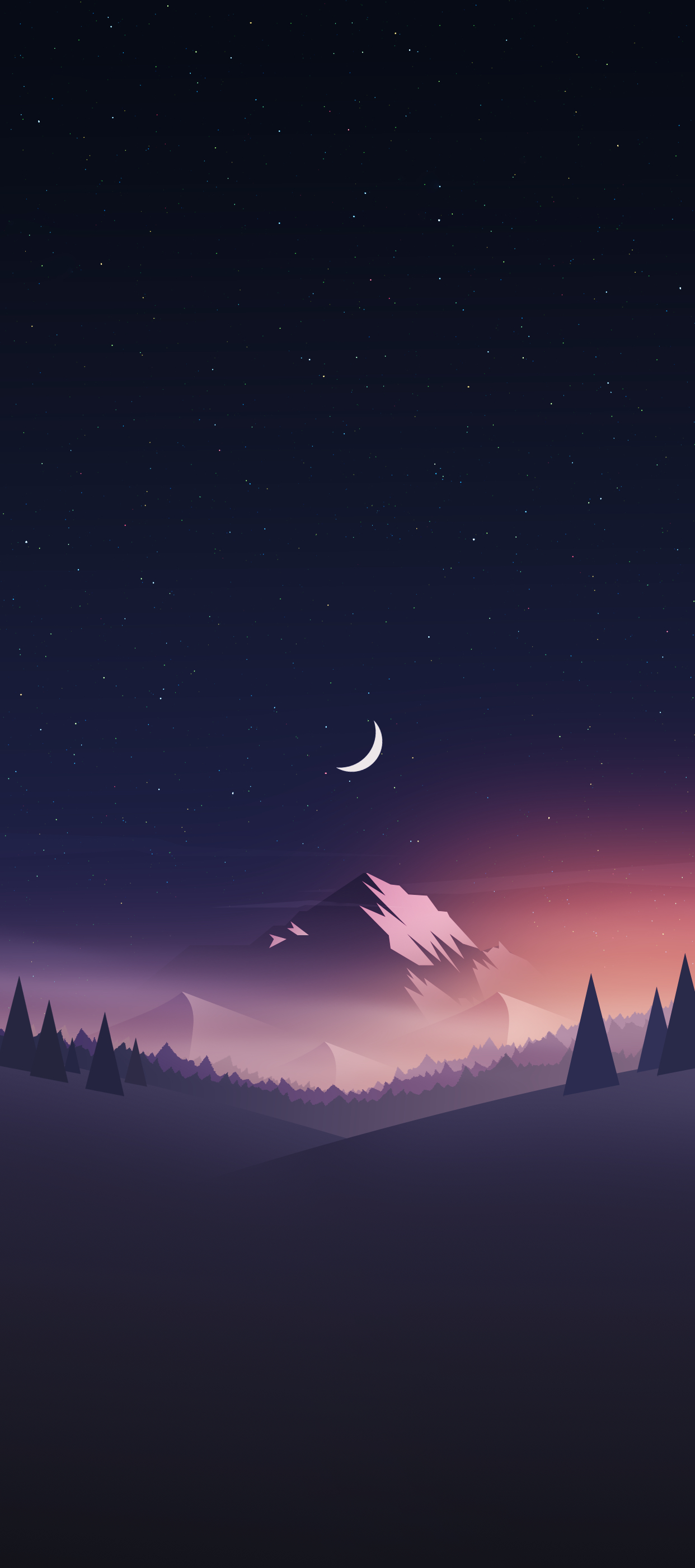 Night Mountain Iphone Wallpapers