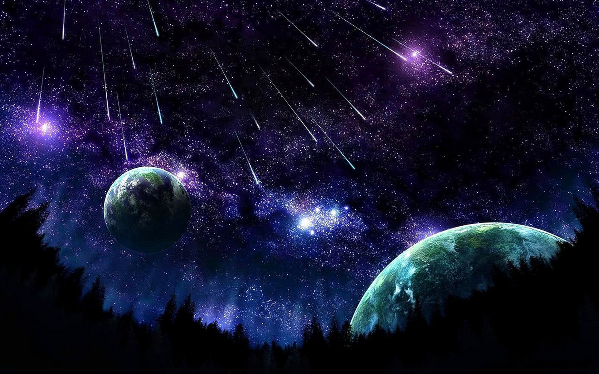 Night Sky 1920X1080 Wallpapers