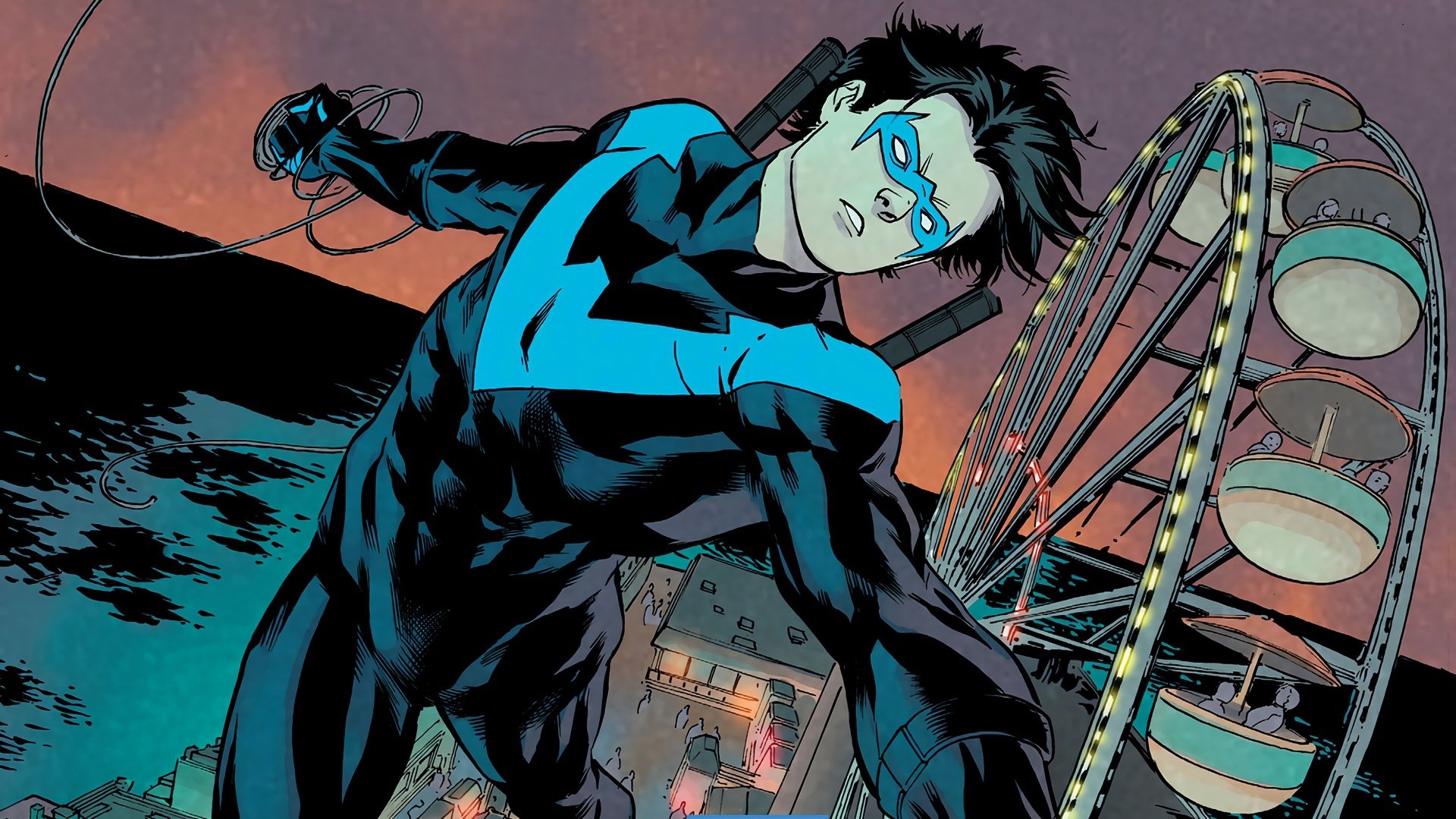 Nightwing Comic Art Wallpapers